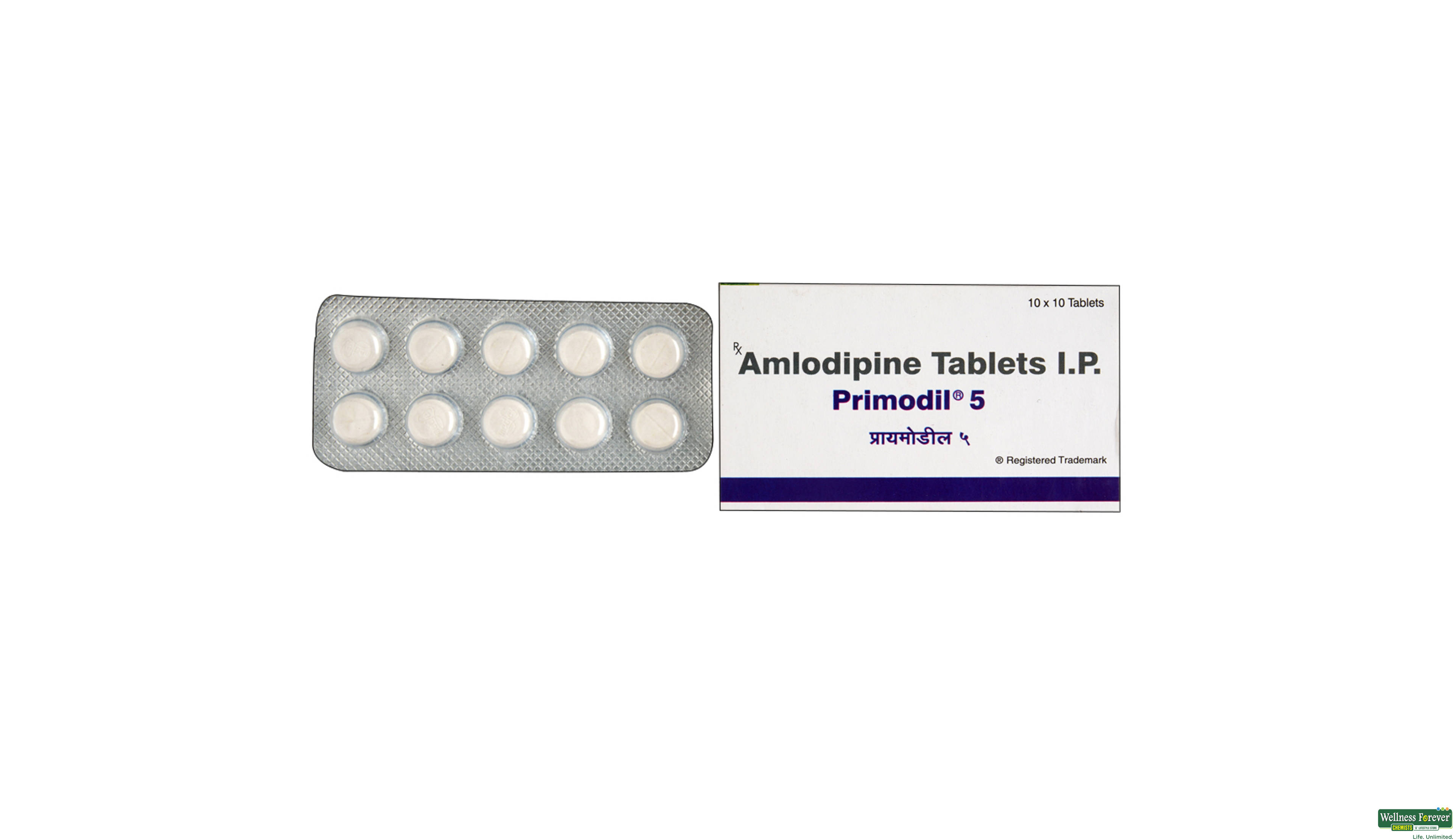 PRIMODIL 5MG 10TAB- 1, 10TAB, 
