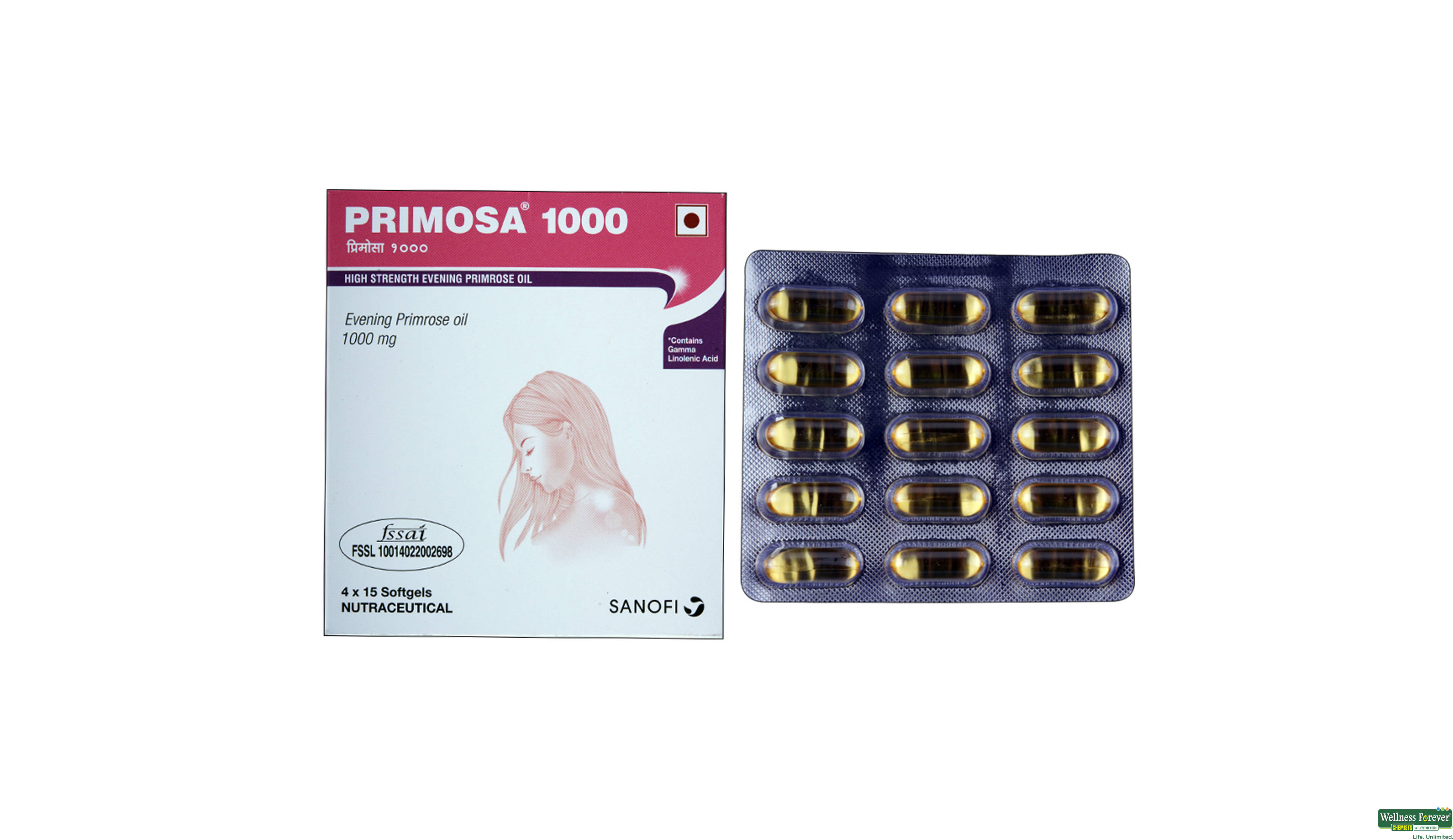 PRIMOSA 1000MG 15CAP- 1, 15CAP, 
