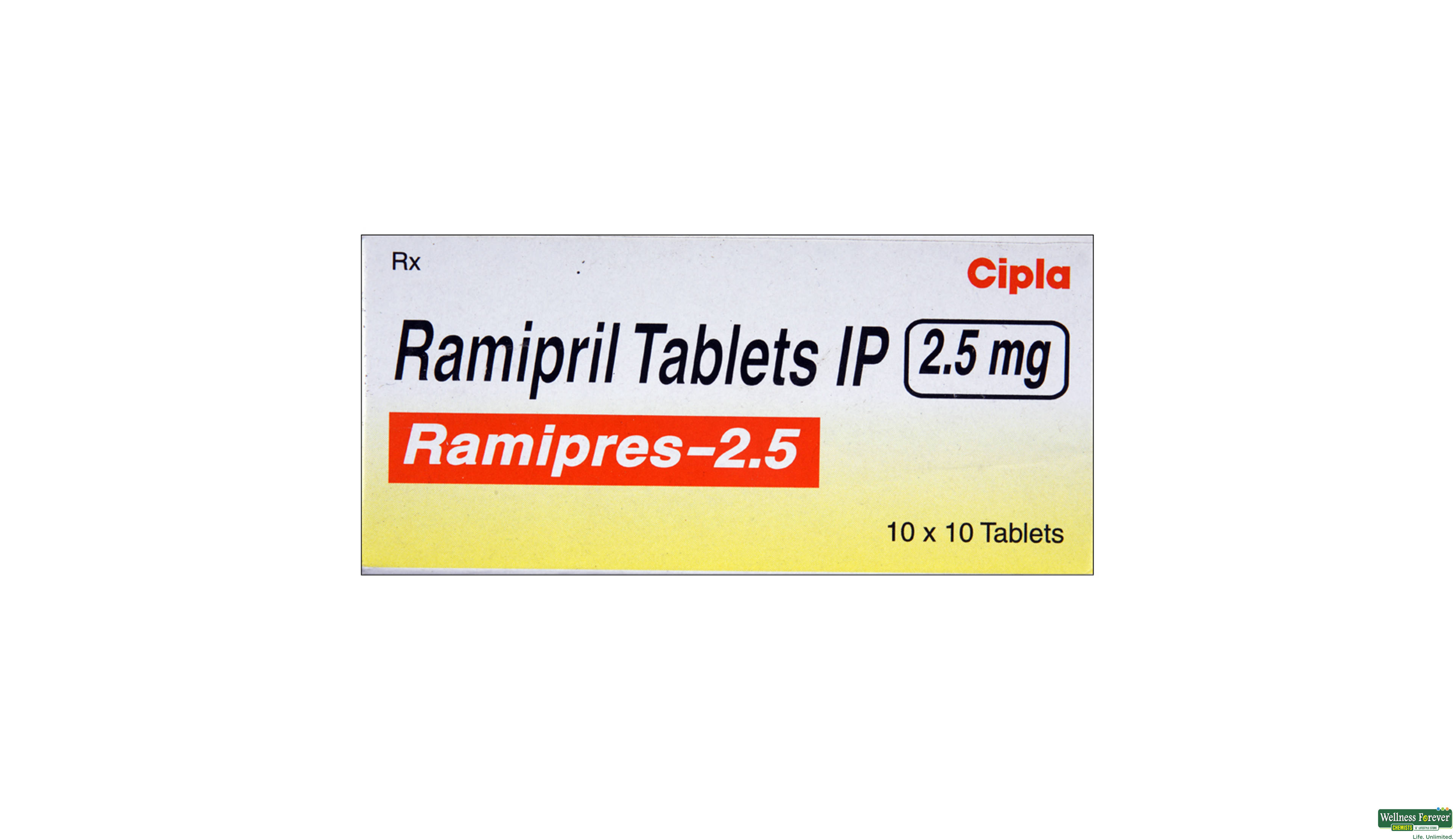 RAMIPRES 2.5MG 10TAB- 1, 10TAB, 