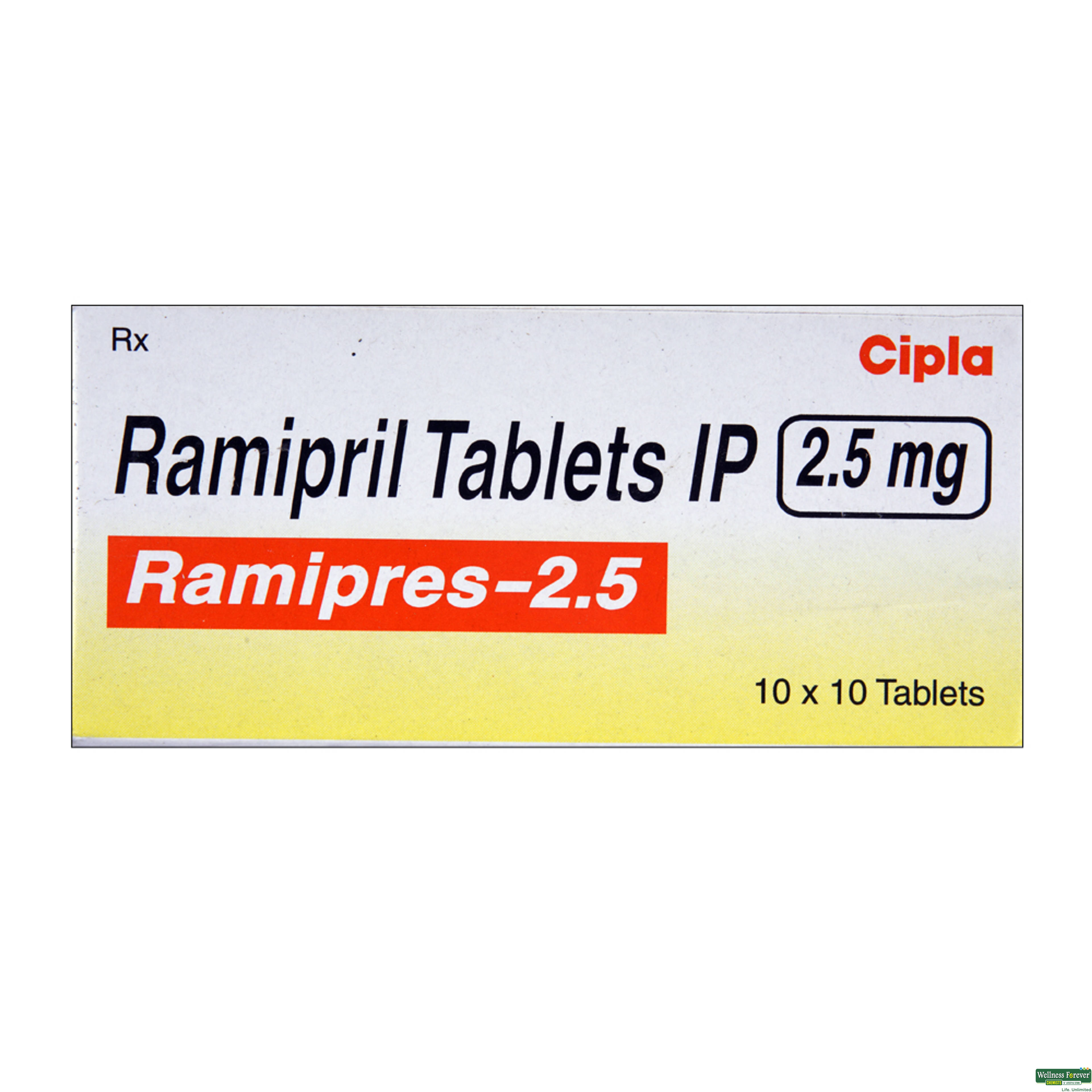 RAMIPRES 2.5MG 10TAB-image