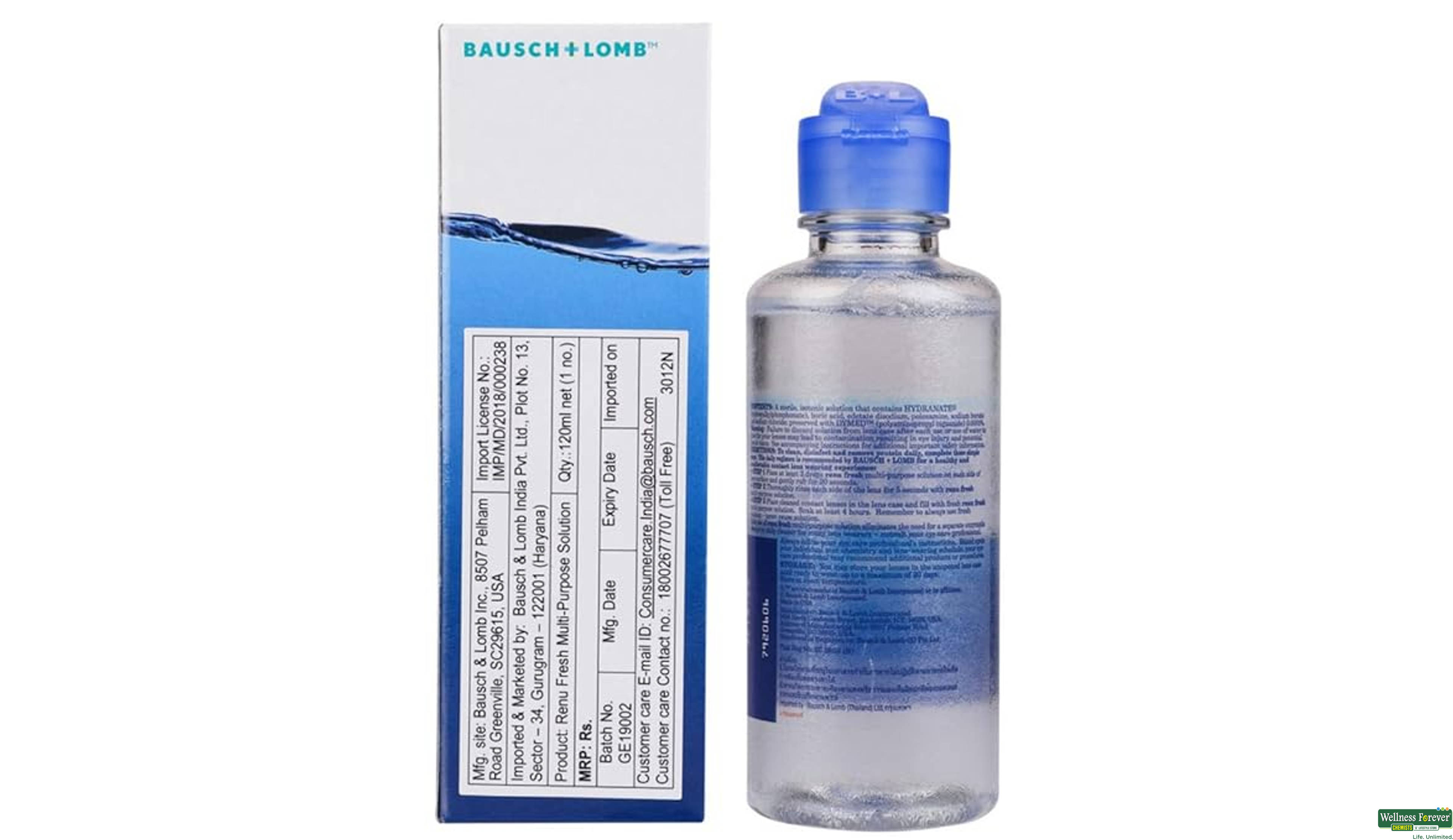 RENU LENSE/SOLU 120ML- 2, 120ML, 