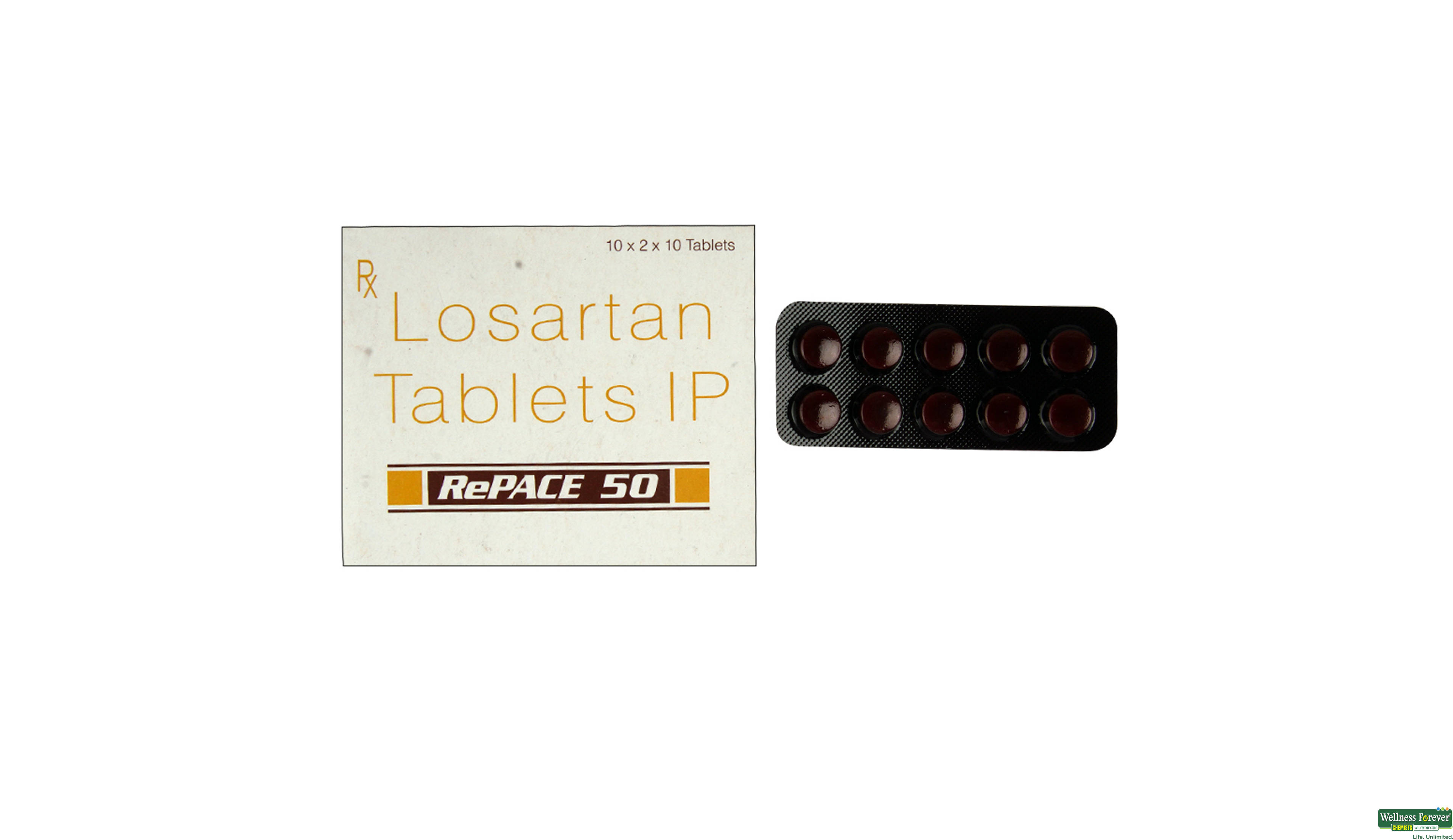 REPACE 50MG 10TAB- 1, 10TAB, 