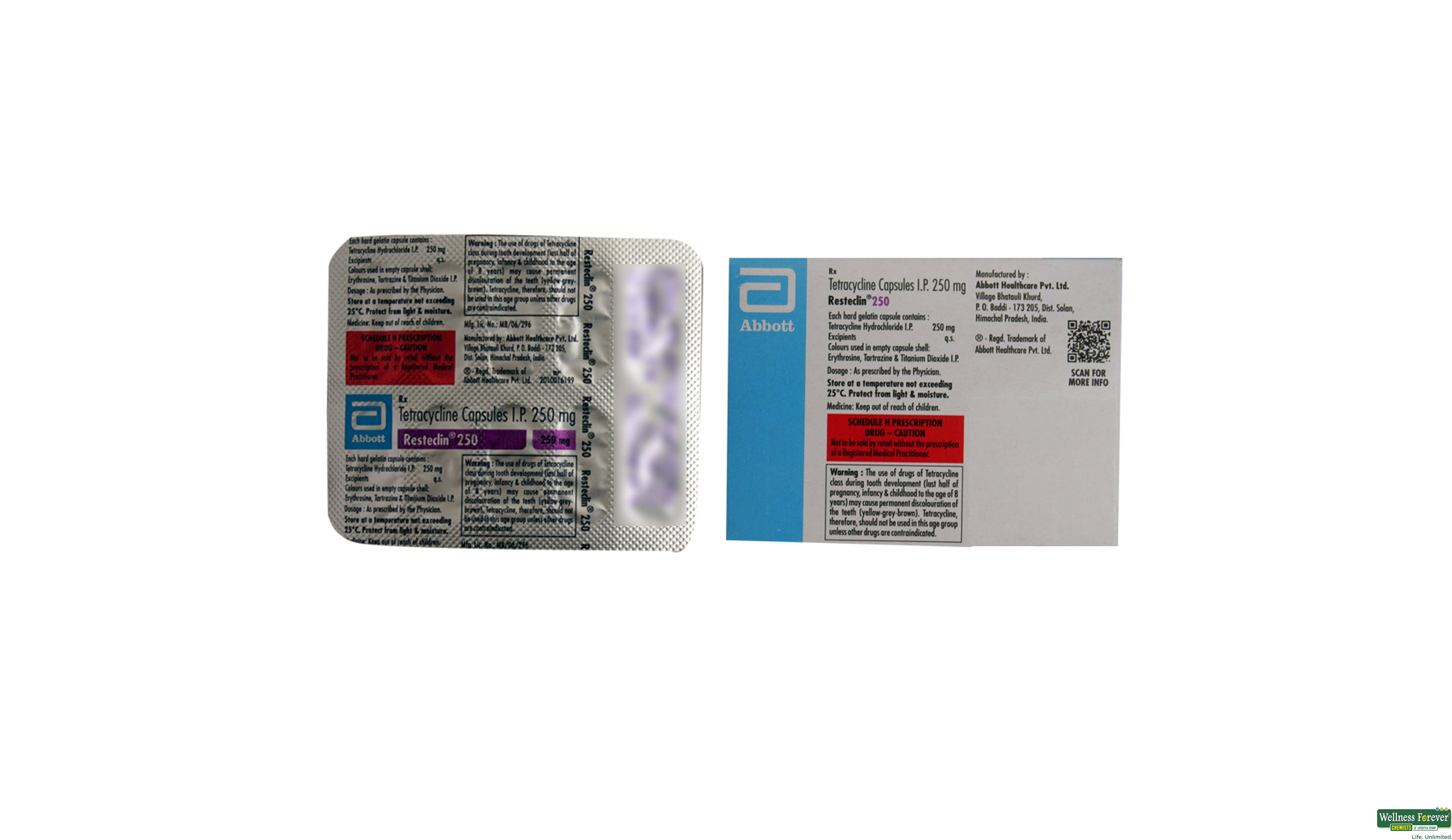 RESTECLIN 250MG 10CAP- 2, 10CAP, 