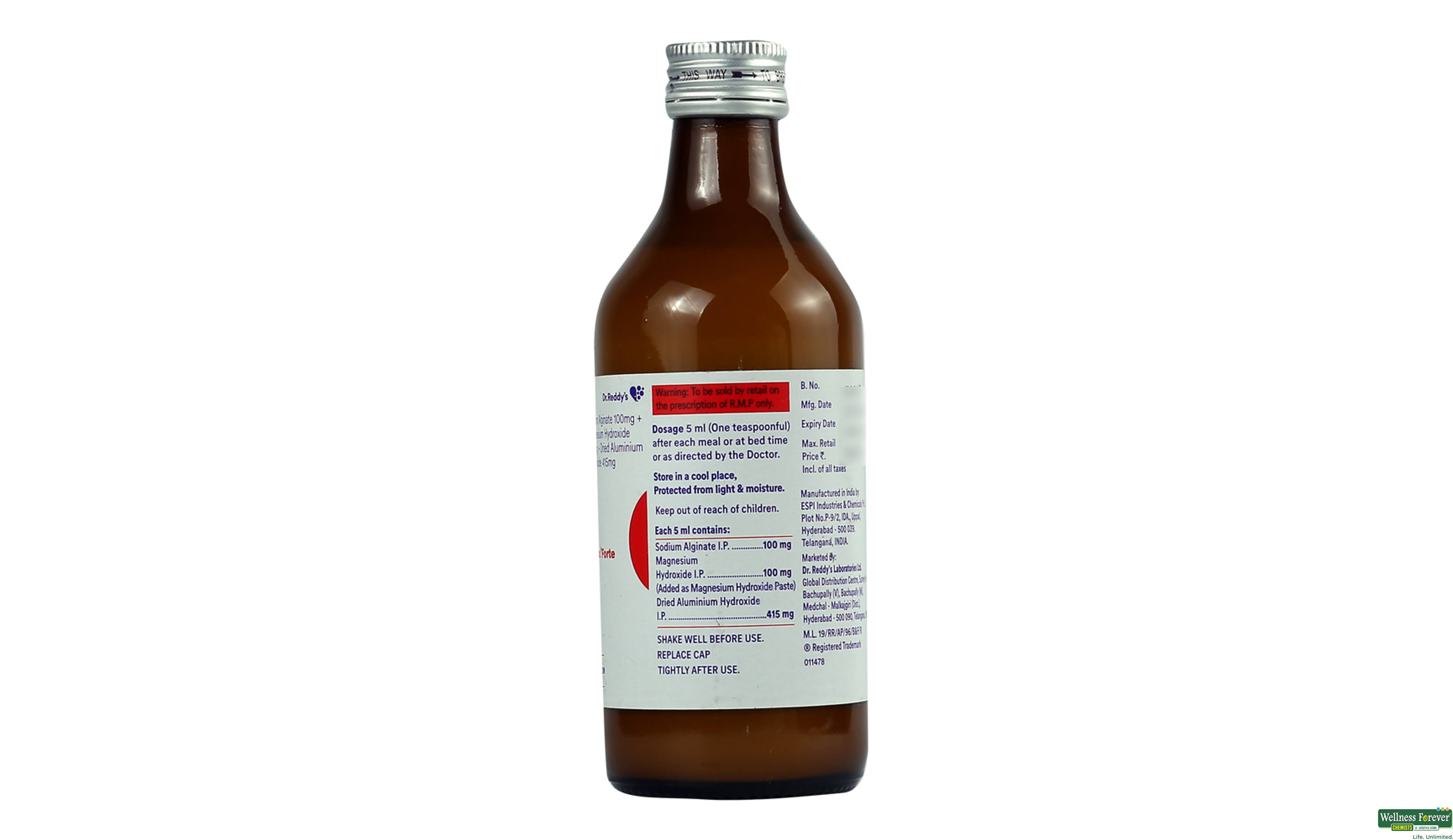 RIFLUX-FORTE SYP 200ML- 2, 200ML, 