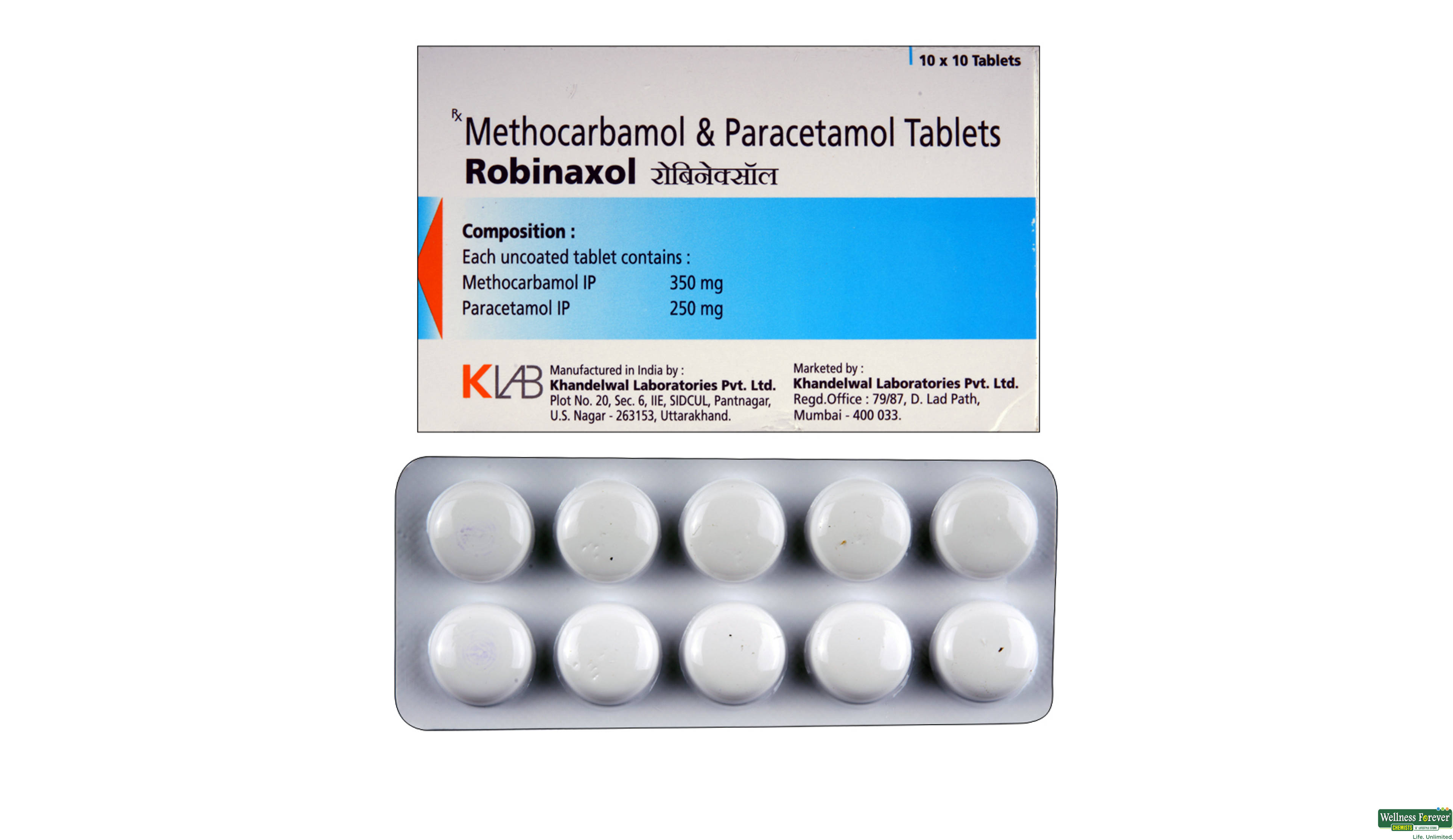 ROBINAXOL 10TAB- 1, 10TAB, null