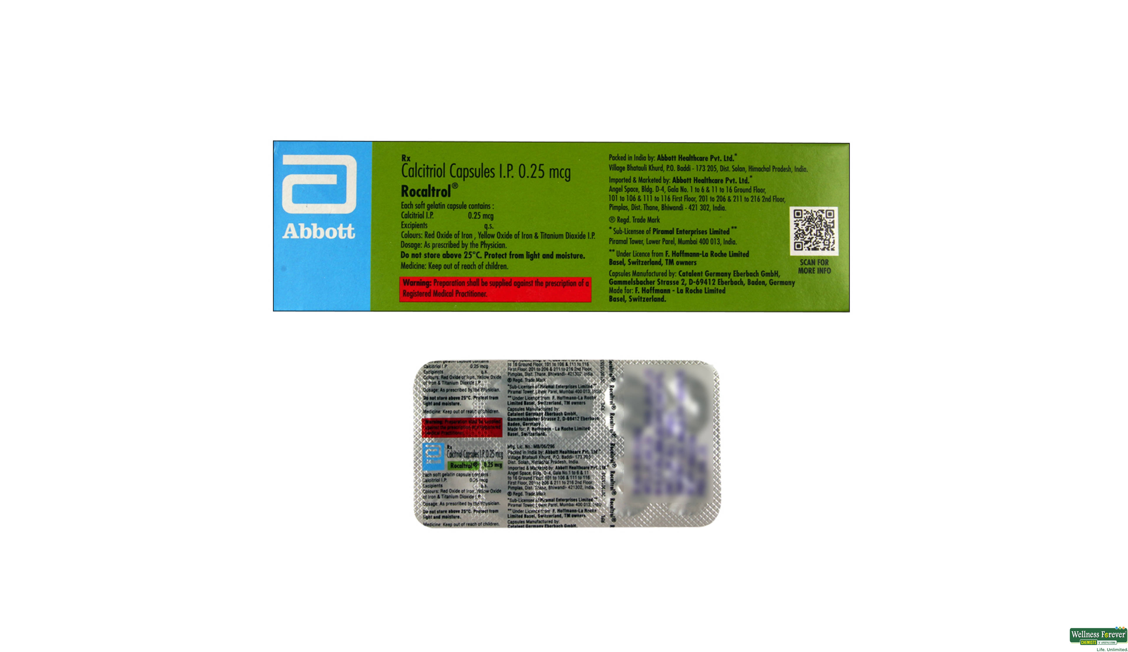 ROCALTROL 0.25MG 10CAP- 2, 10CAP, 