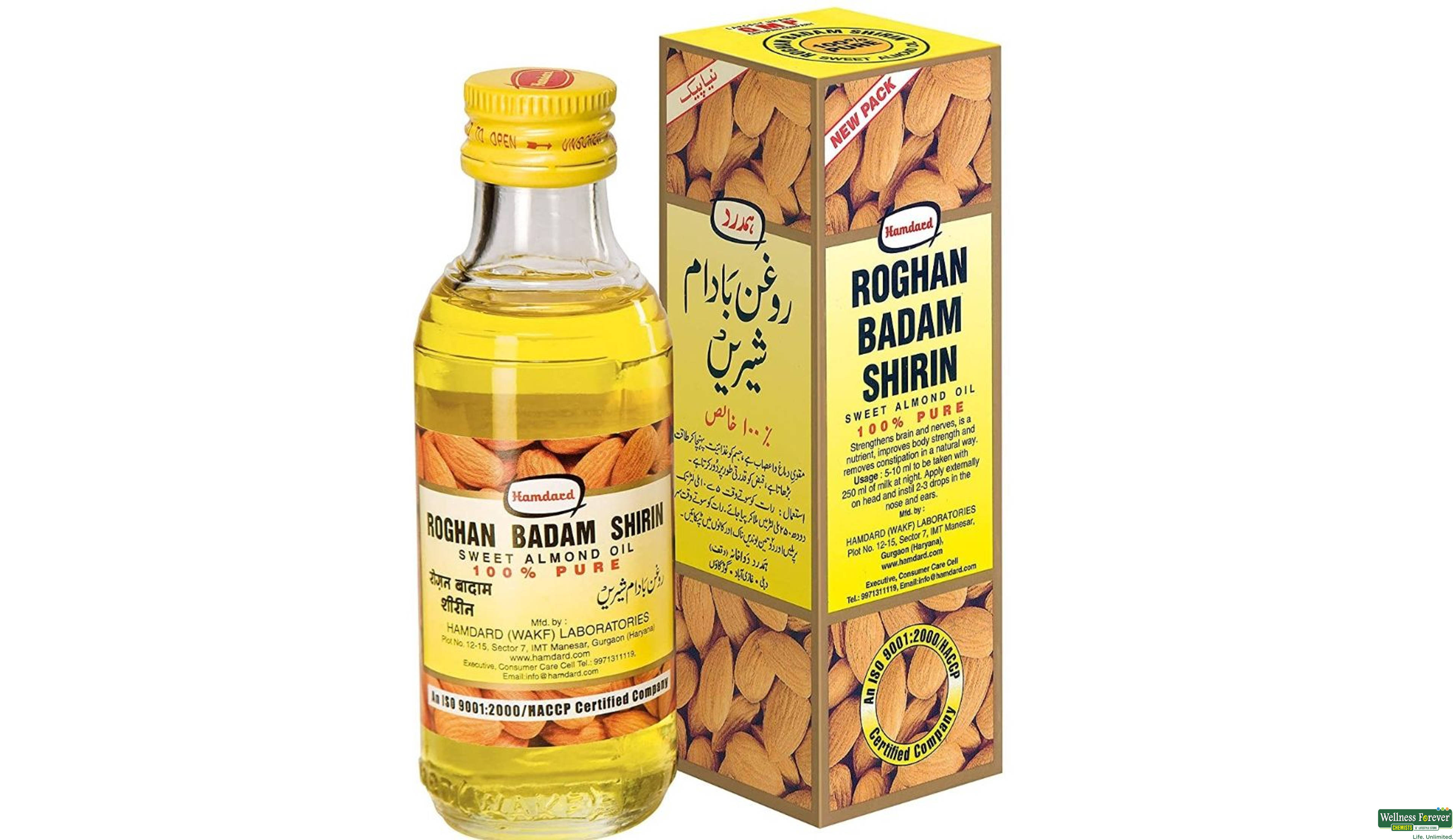 ROGHAN BADAM SHIRIN OIL HAMD 50ML- 1, 50ML, 