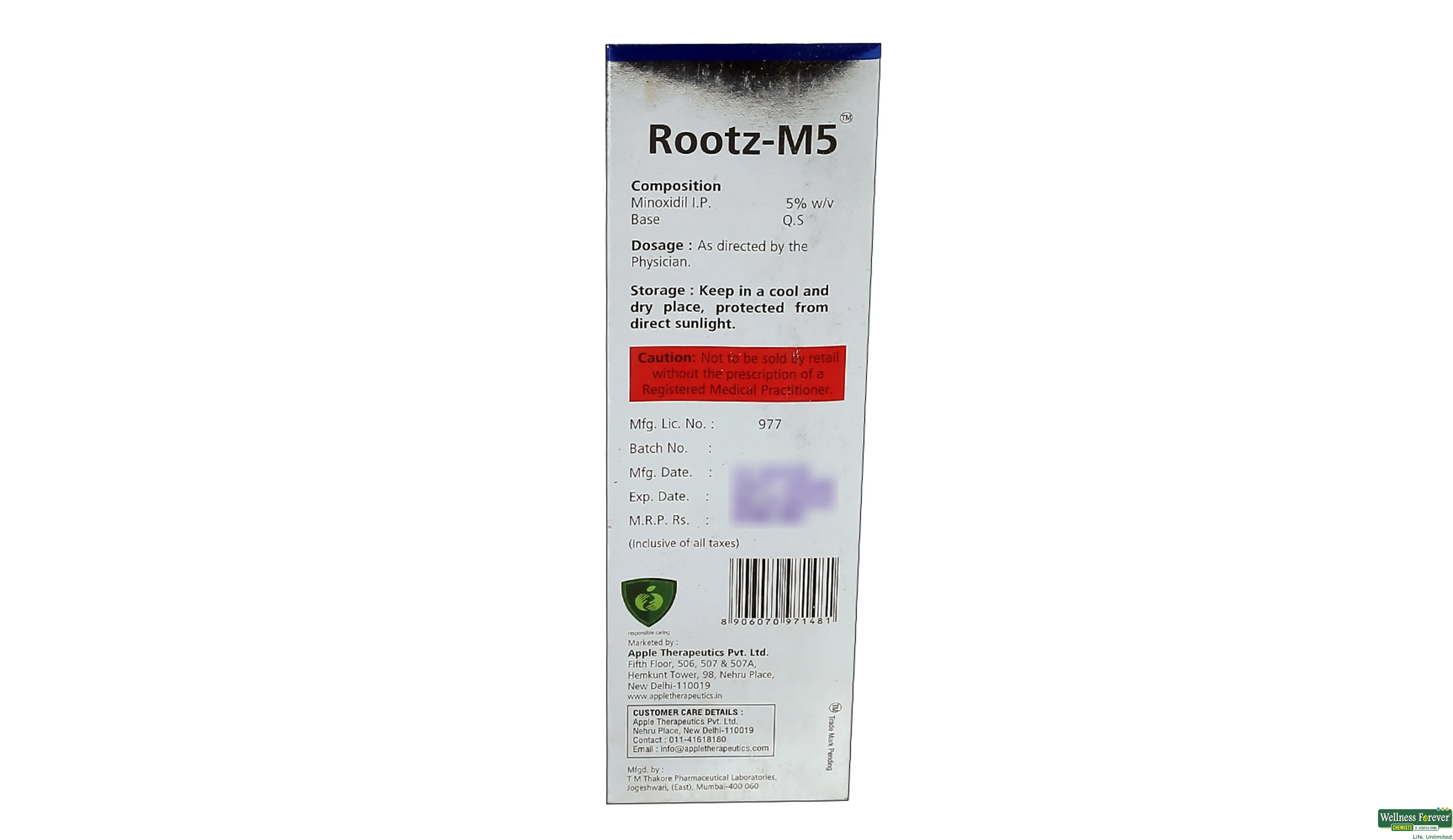 ROOTZ-M 5% SOLN 60ML- 2, 60ML, null