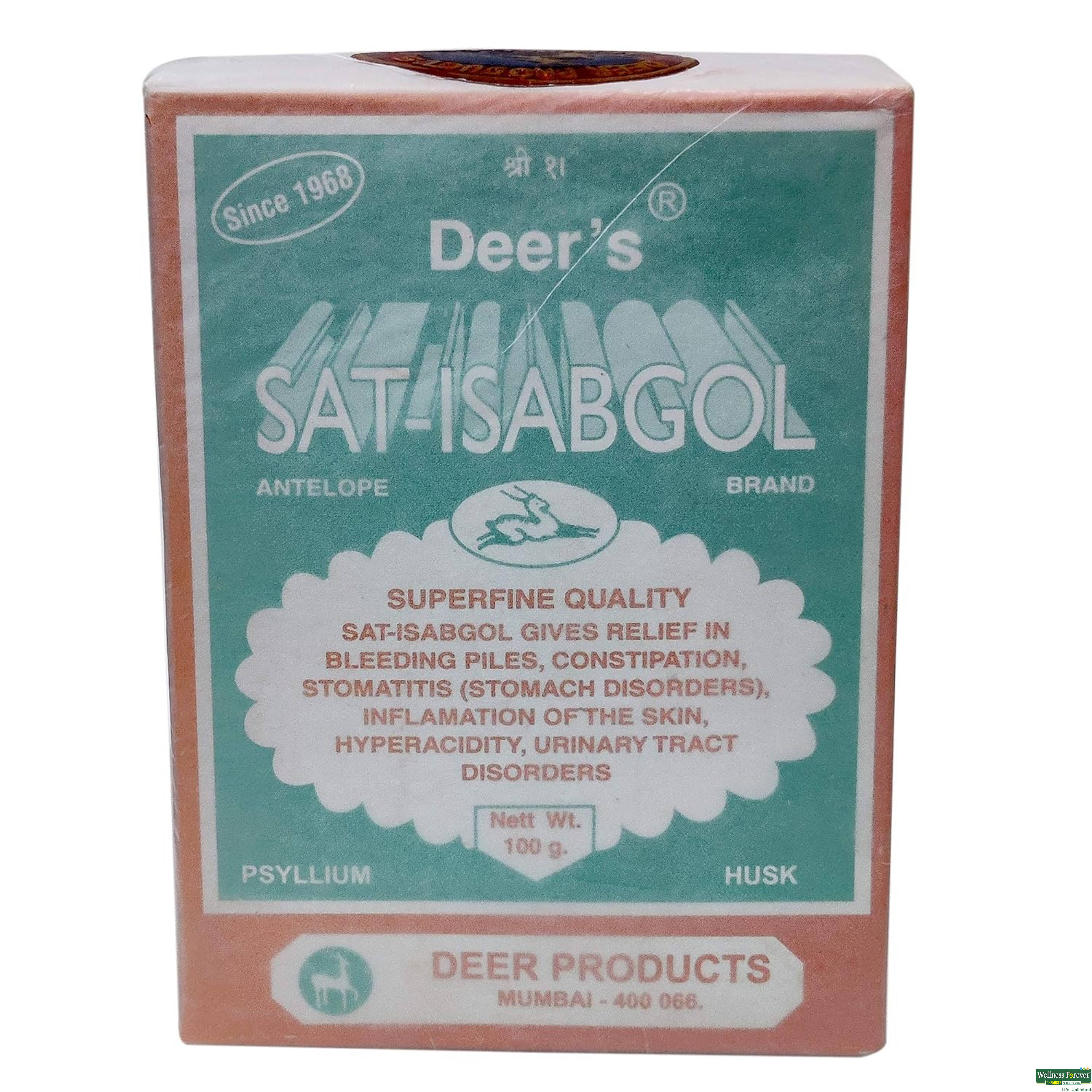 Deer Brand Sat Isabgol 100g-image