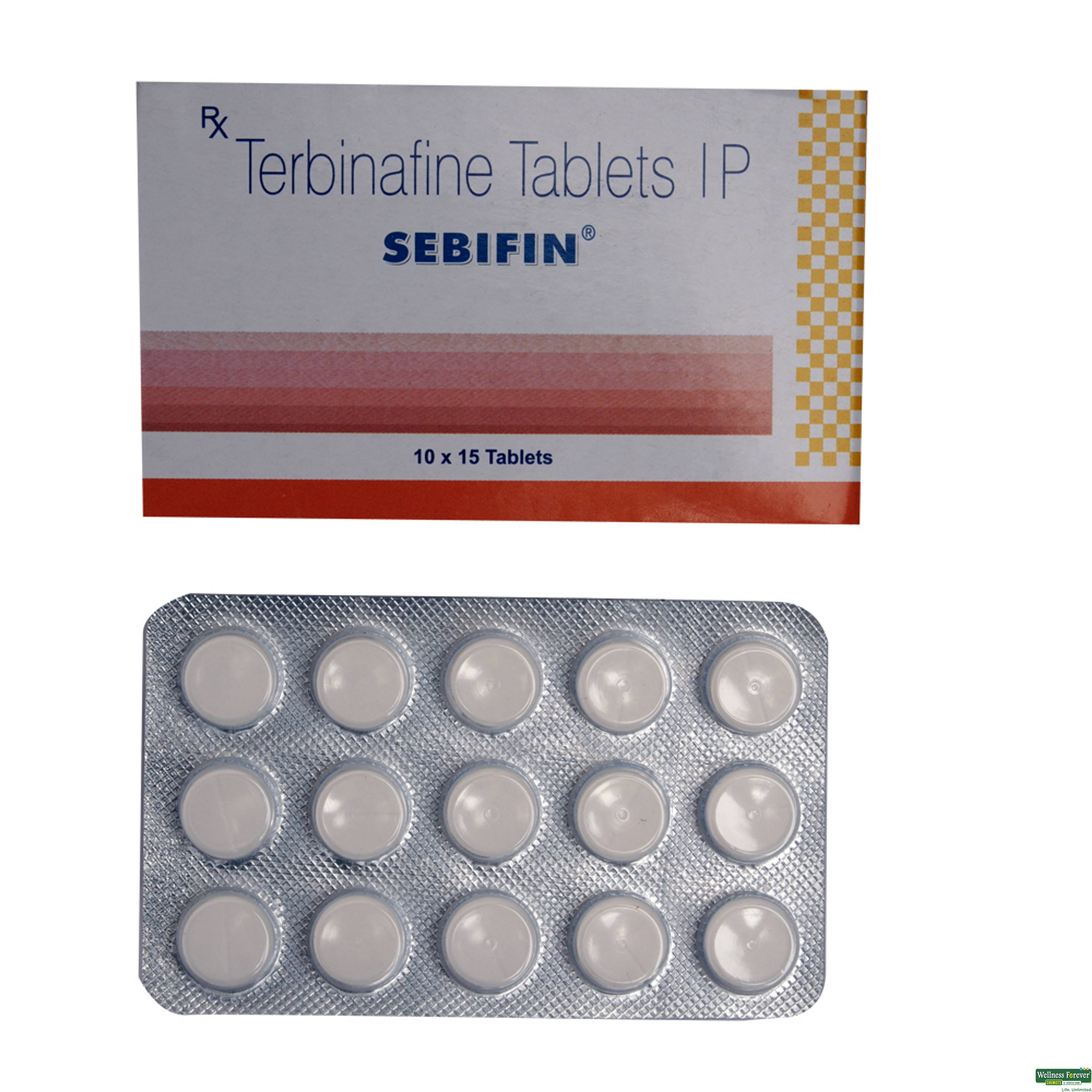 SEBIFIN 250MG 15TAB-image