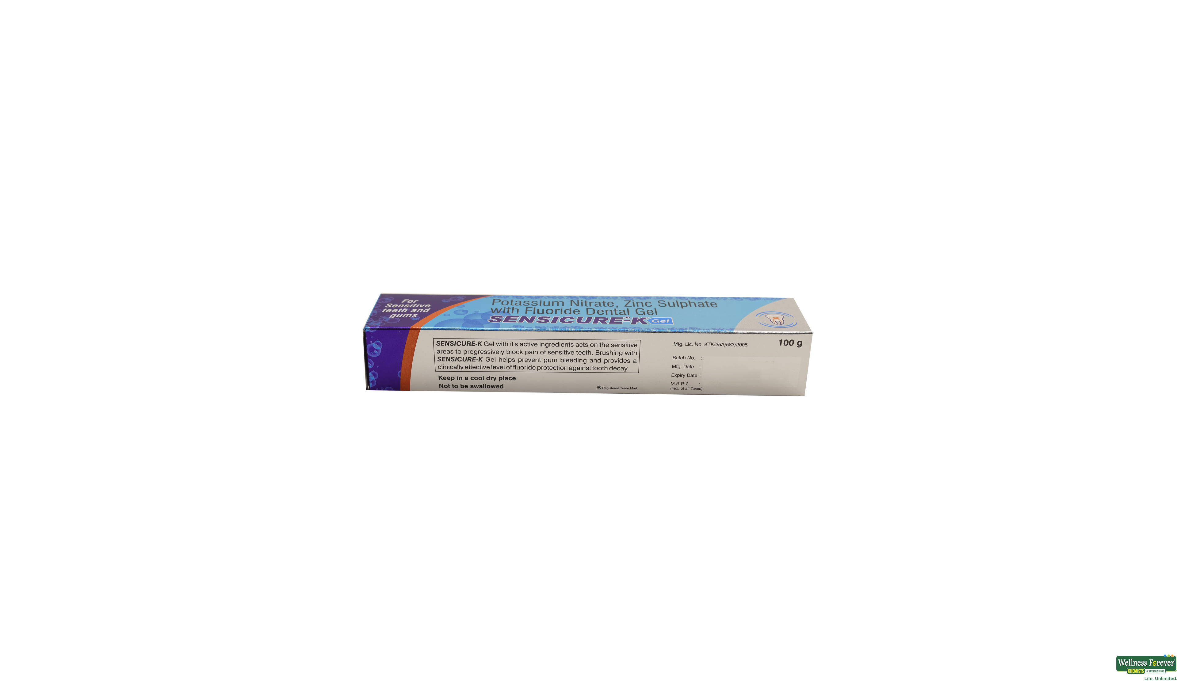 SENSICURE-K GEL 100GM- 3, 100GM, 