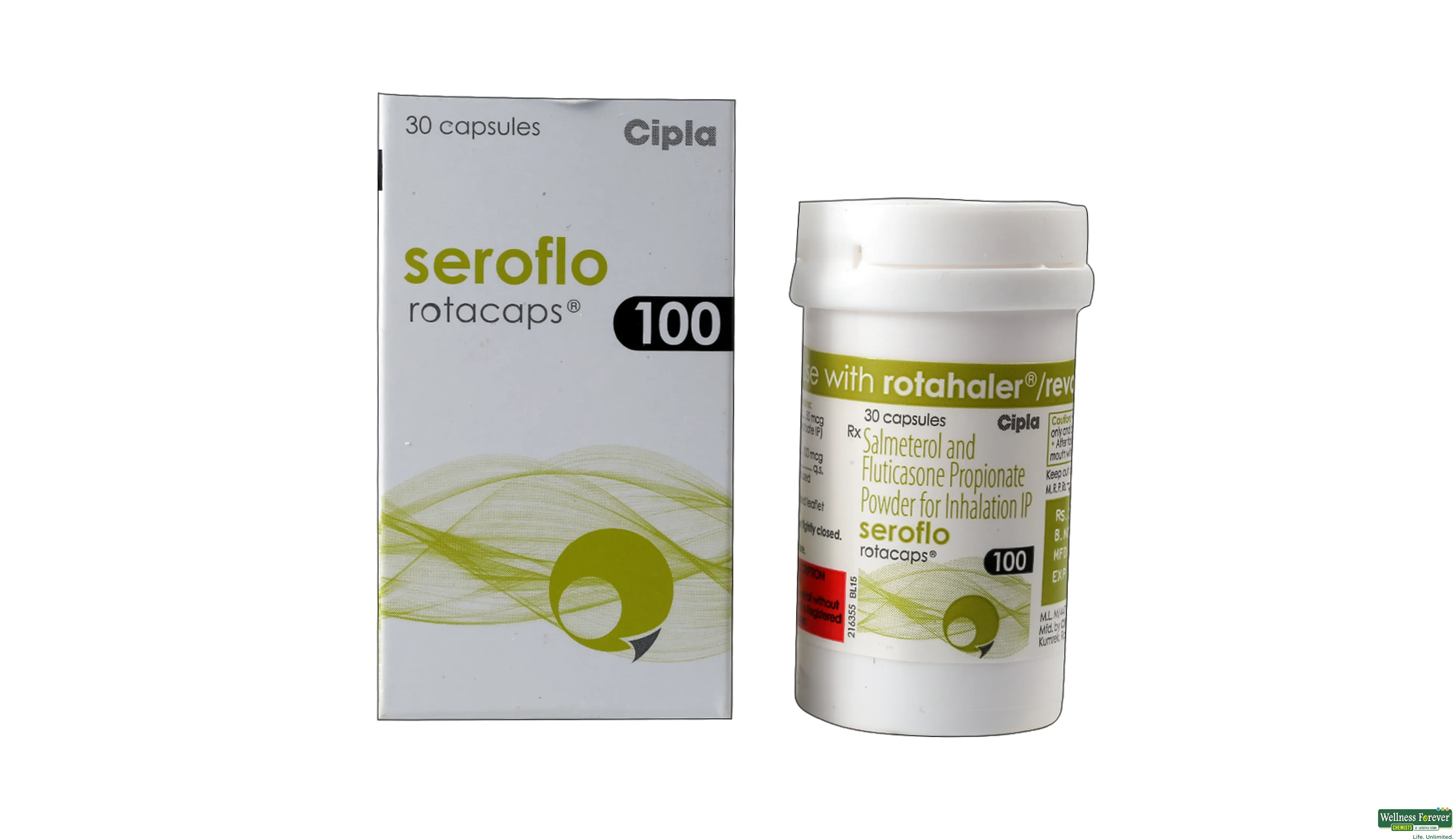 SEROFLO 100 ROTACAP 30CAP- 1, 30CAP, null