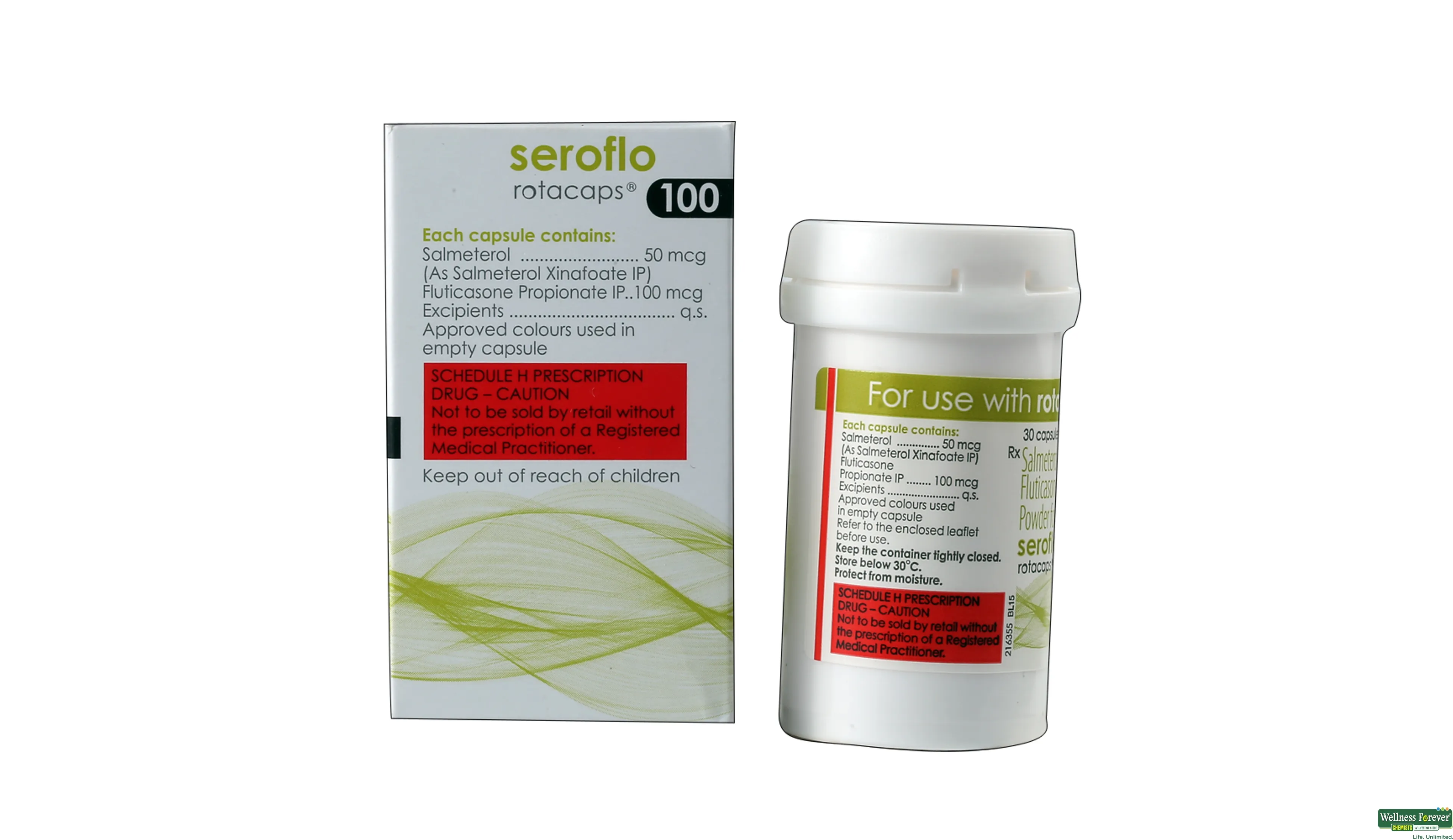 SEROFLO 100 ROTACAP 30CAP- 2, 30CAP, null