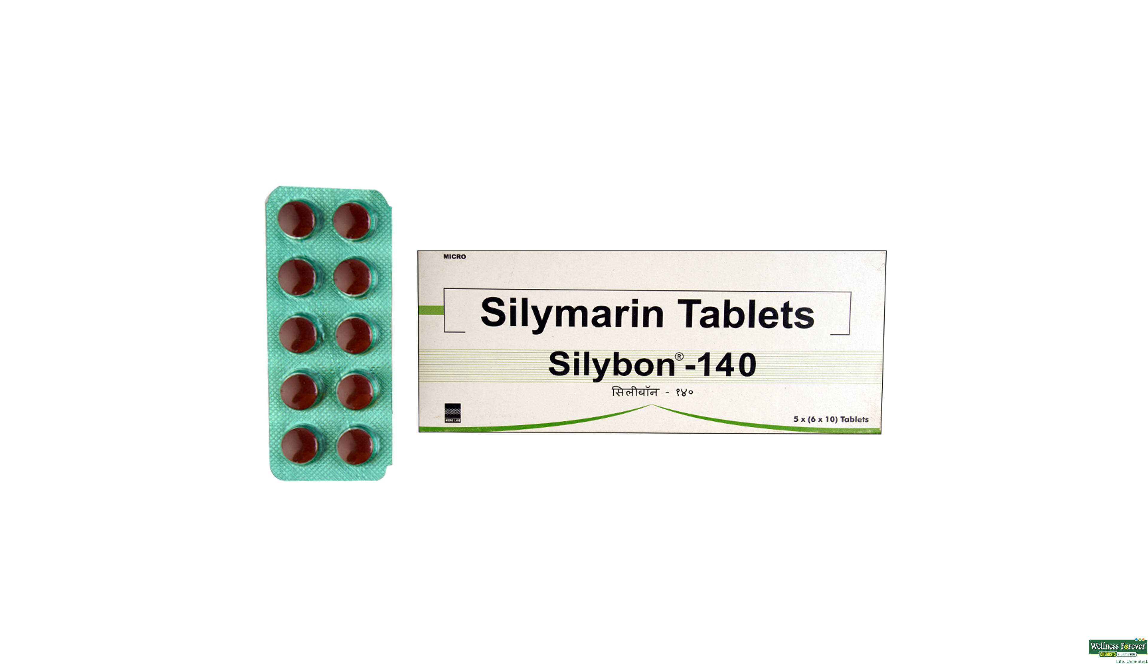 SILYBON 140MG 10TAB- 1, 10TAB, 