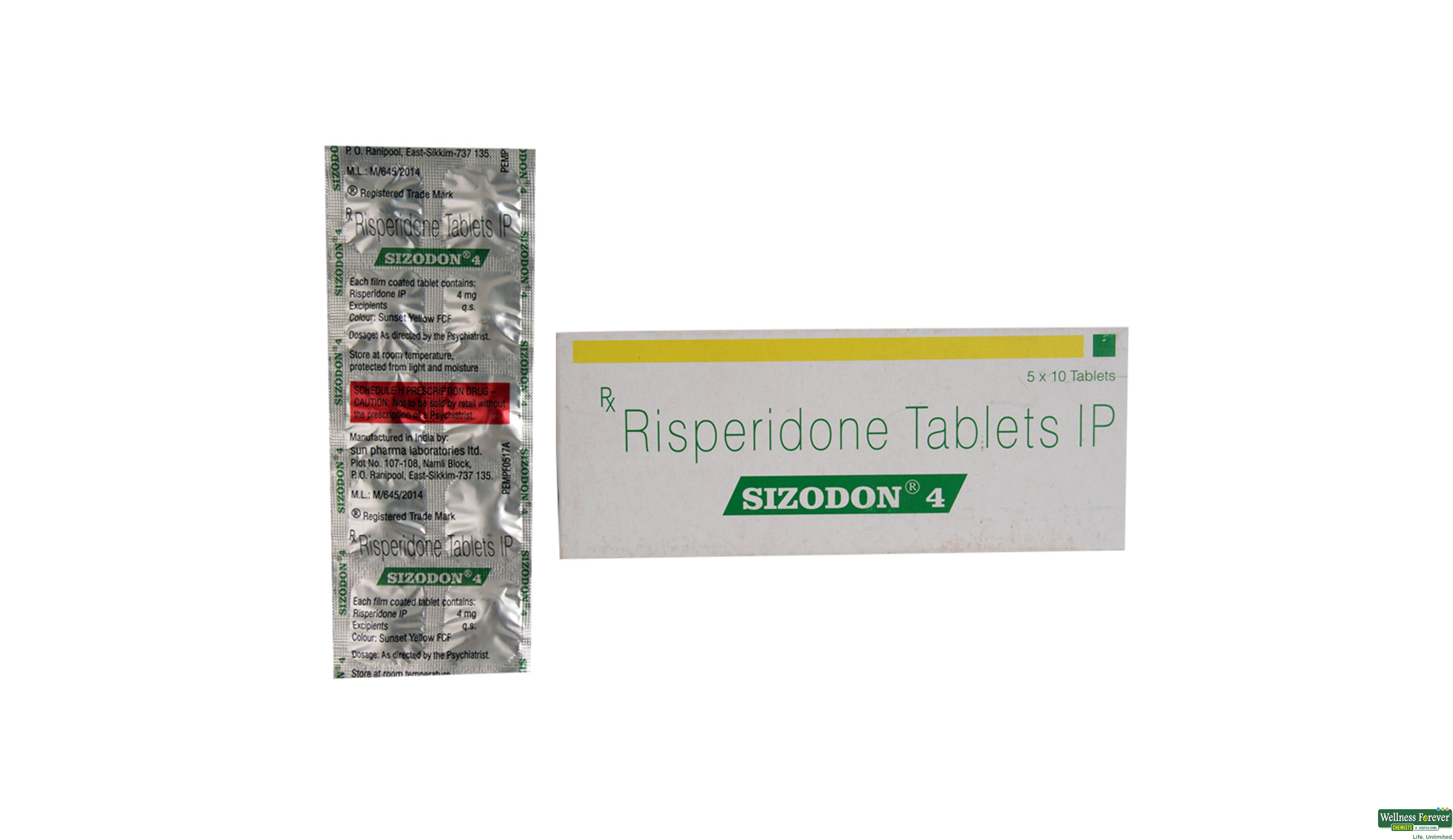 SIZODON 4MG 10TAB- 1, 10TAB, 