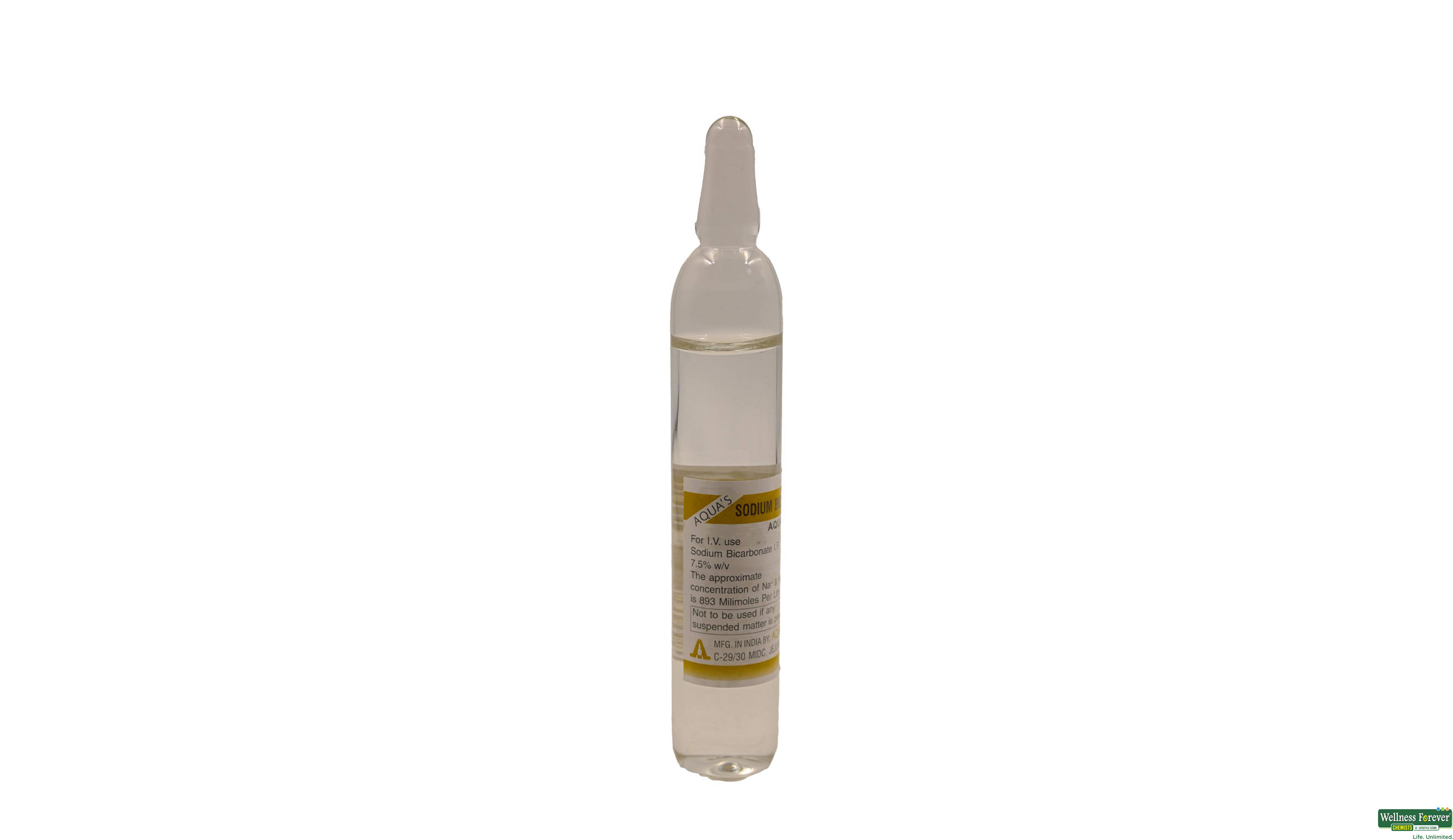 SODIUM BICARBONATE INJ 25ML AMP- 2, 25ML, 
