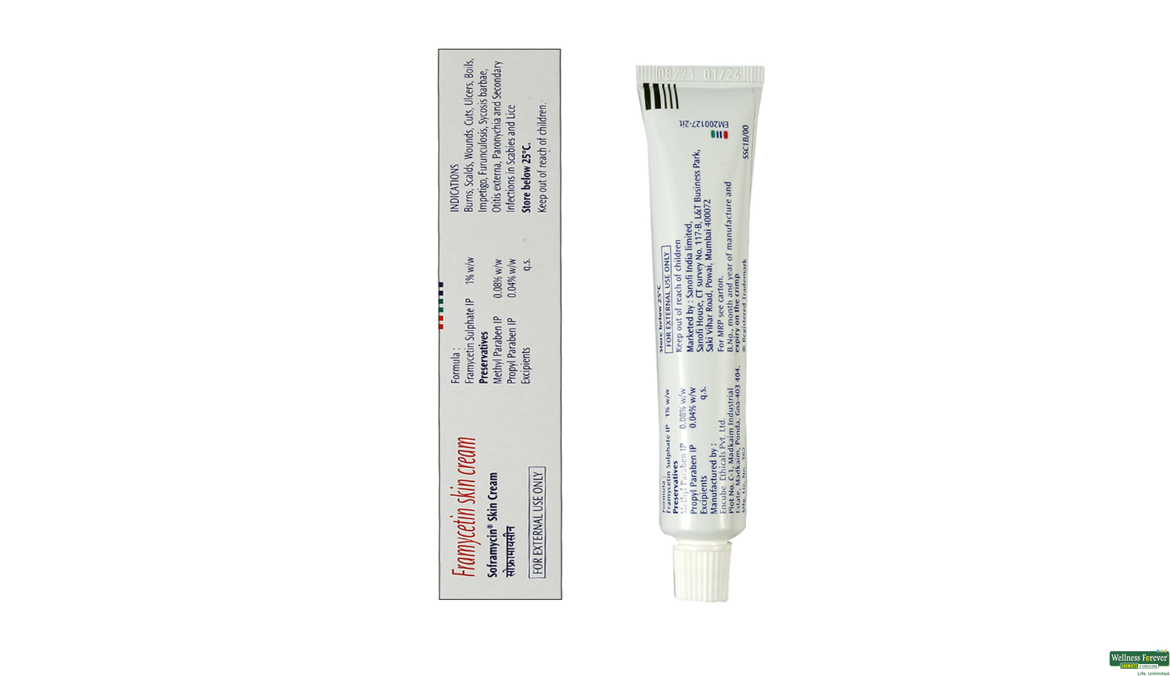 SOFRAMYCIN CREAM 30GM- 2, 30GM, 