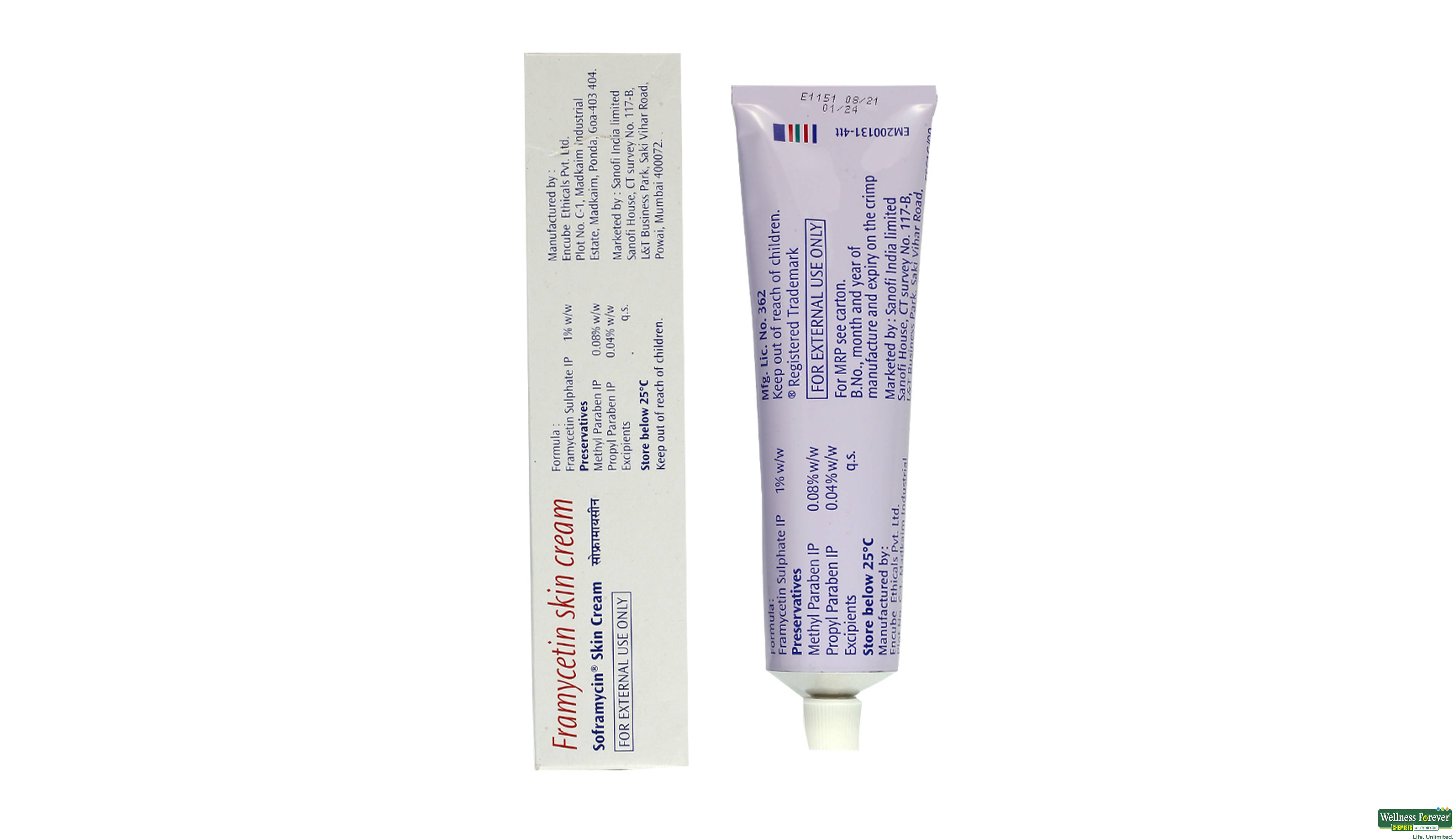 SOFRAMYCIN CREAM 100GM- 2, 100GM, 