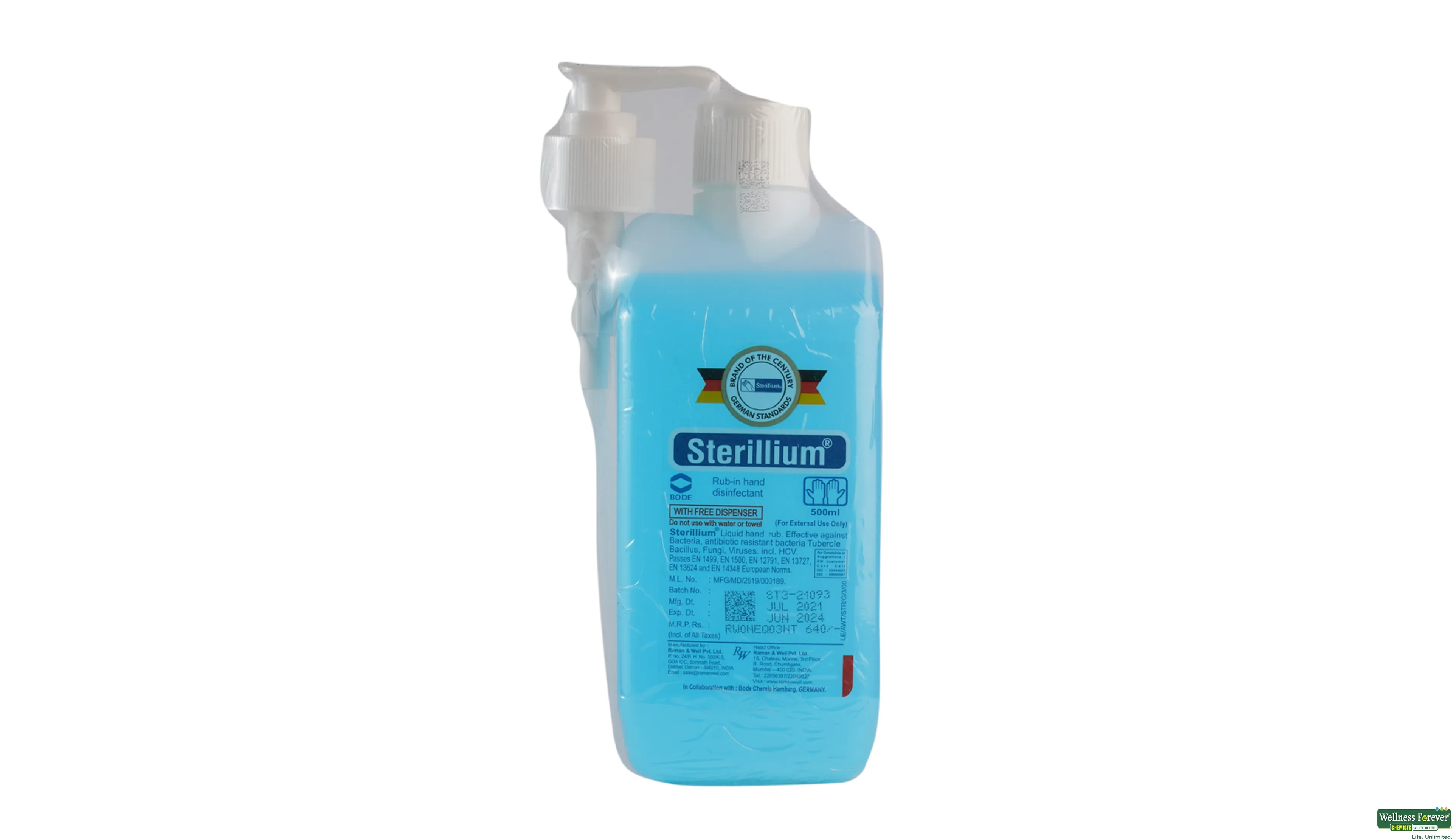 STERILIUM DISINFE 500ML RAMA- 1, 500ML, 