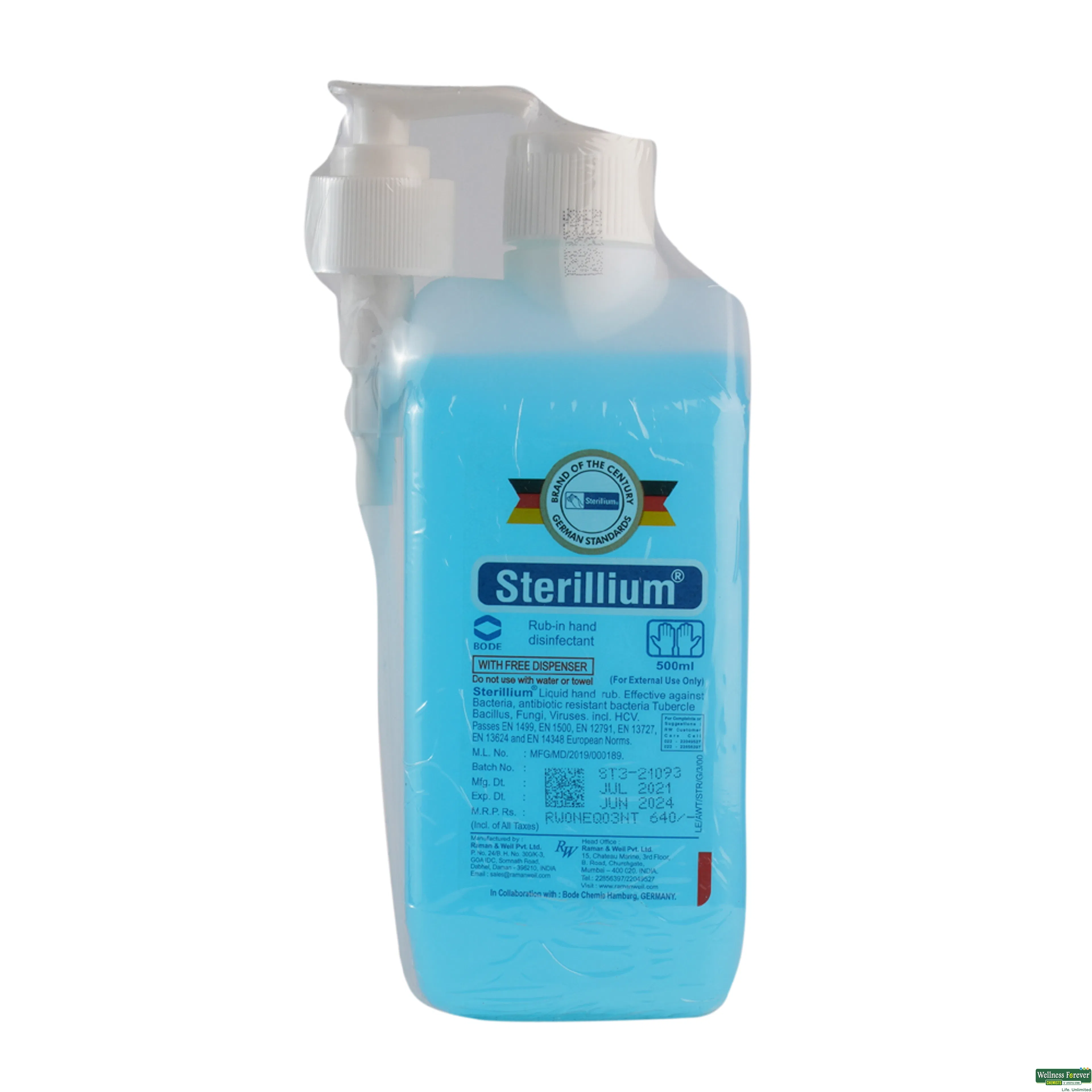 STERILIUM DISINFE 500ML RAMA-image