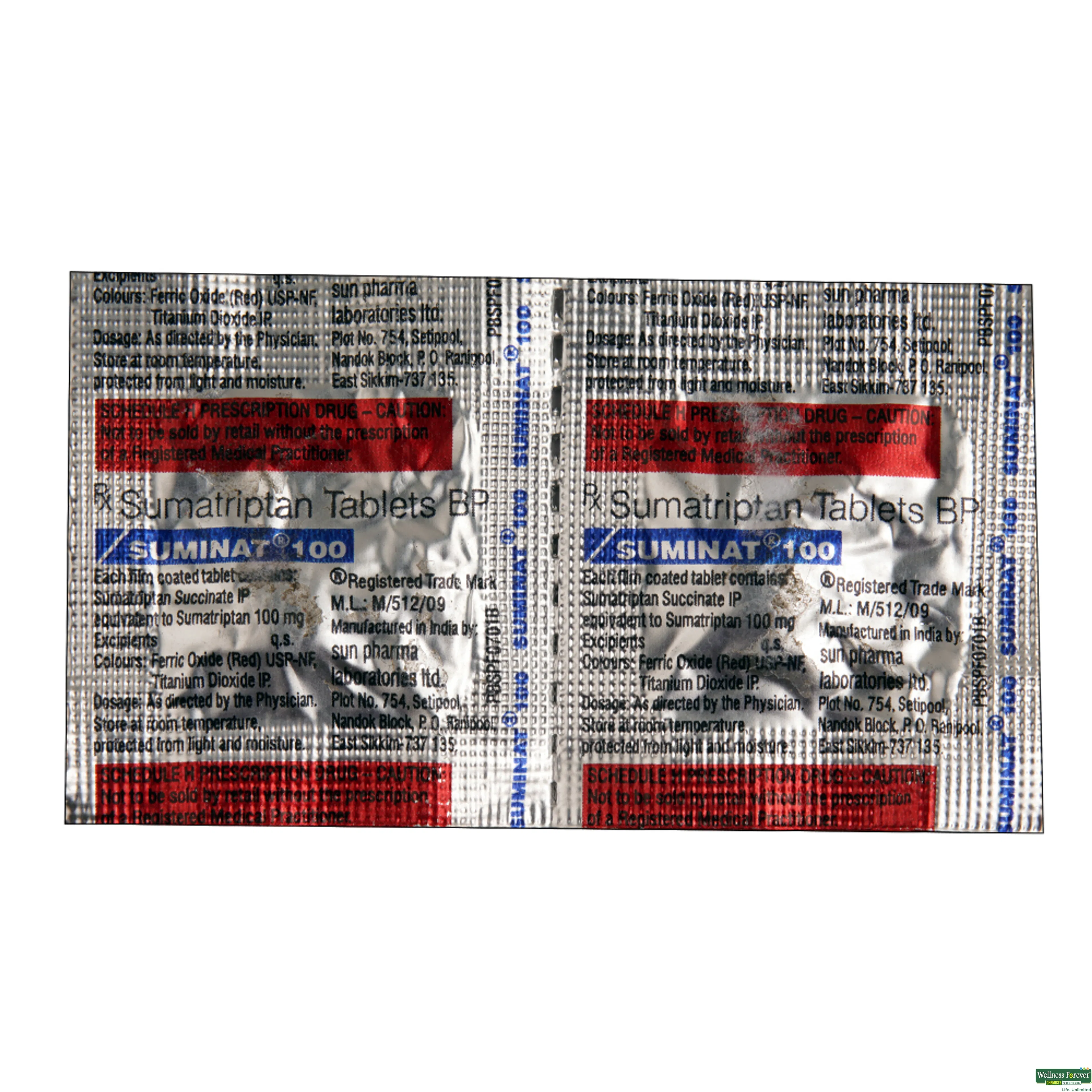 SUMINAT 100MG 1TAB-image