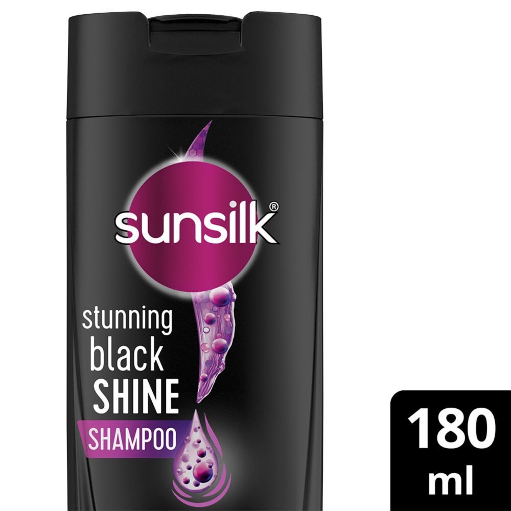 Buy Sunsilk Stunning Black Shine Shampoo, 180 ml Online at Best Prices