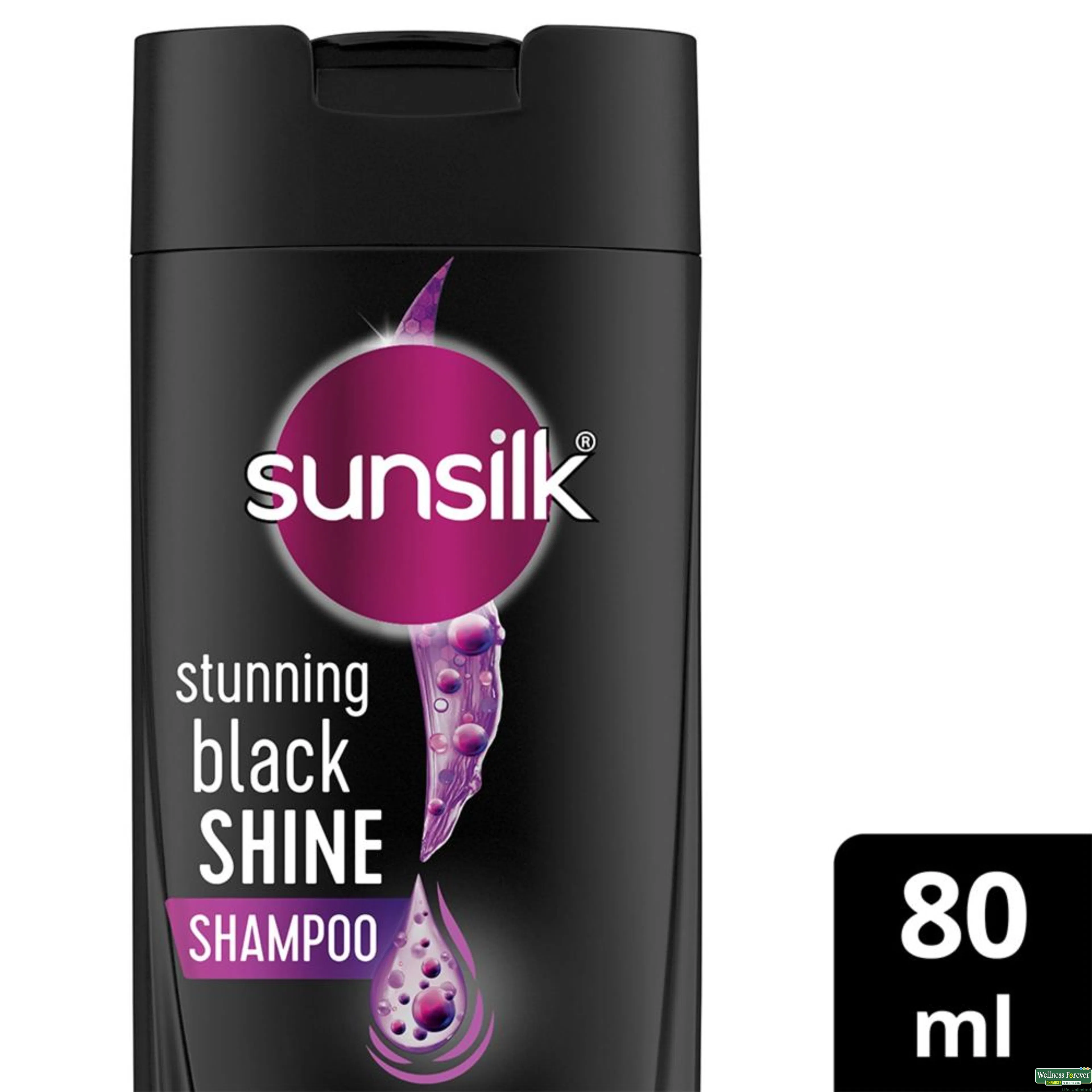 SUNSILK SHMP BLACK SHINE 80ML-image