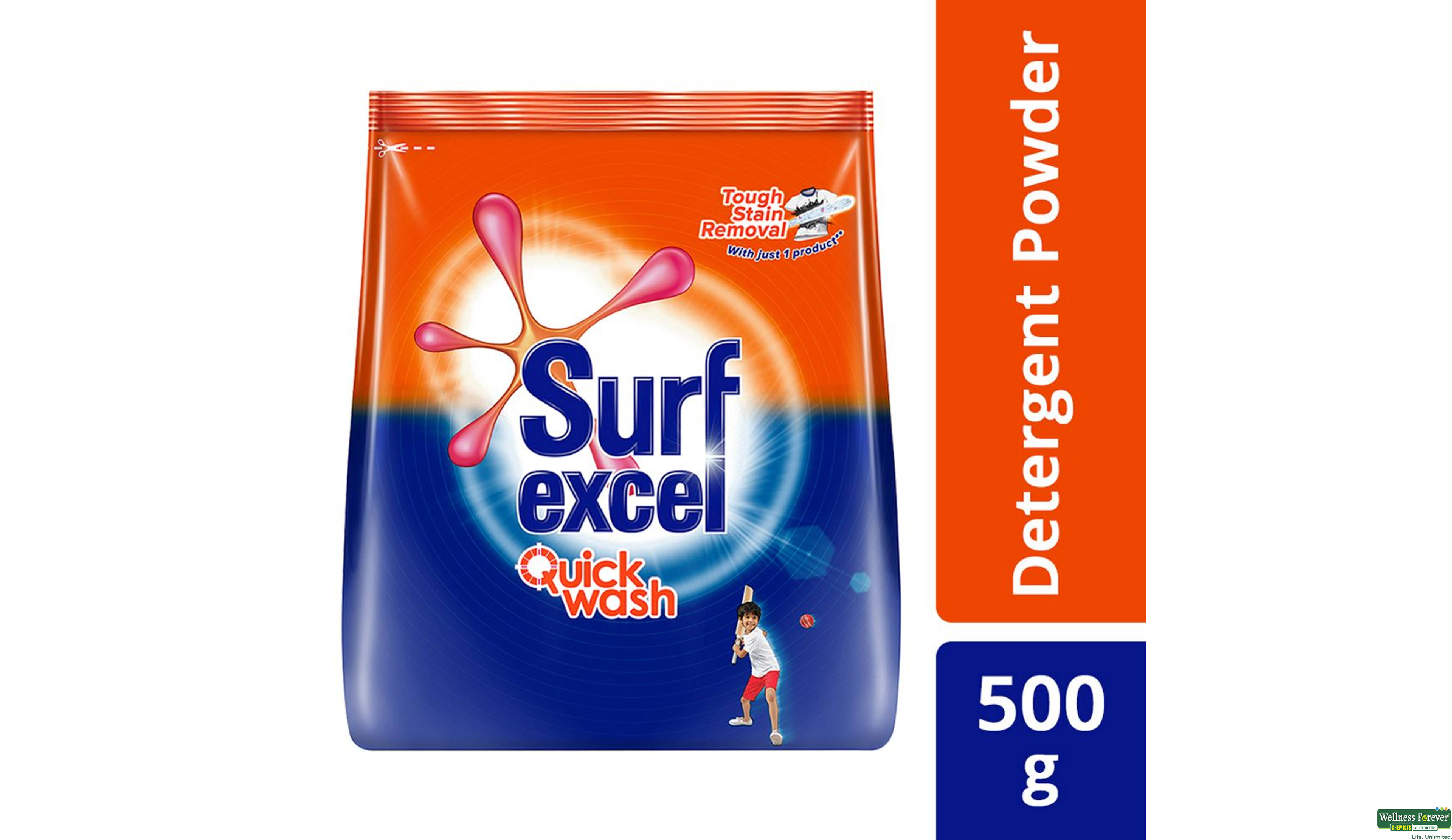 SURF PWDR QUICK WASH 500GM- 1, 500GM, null