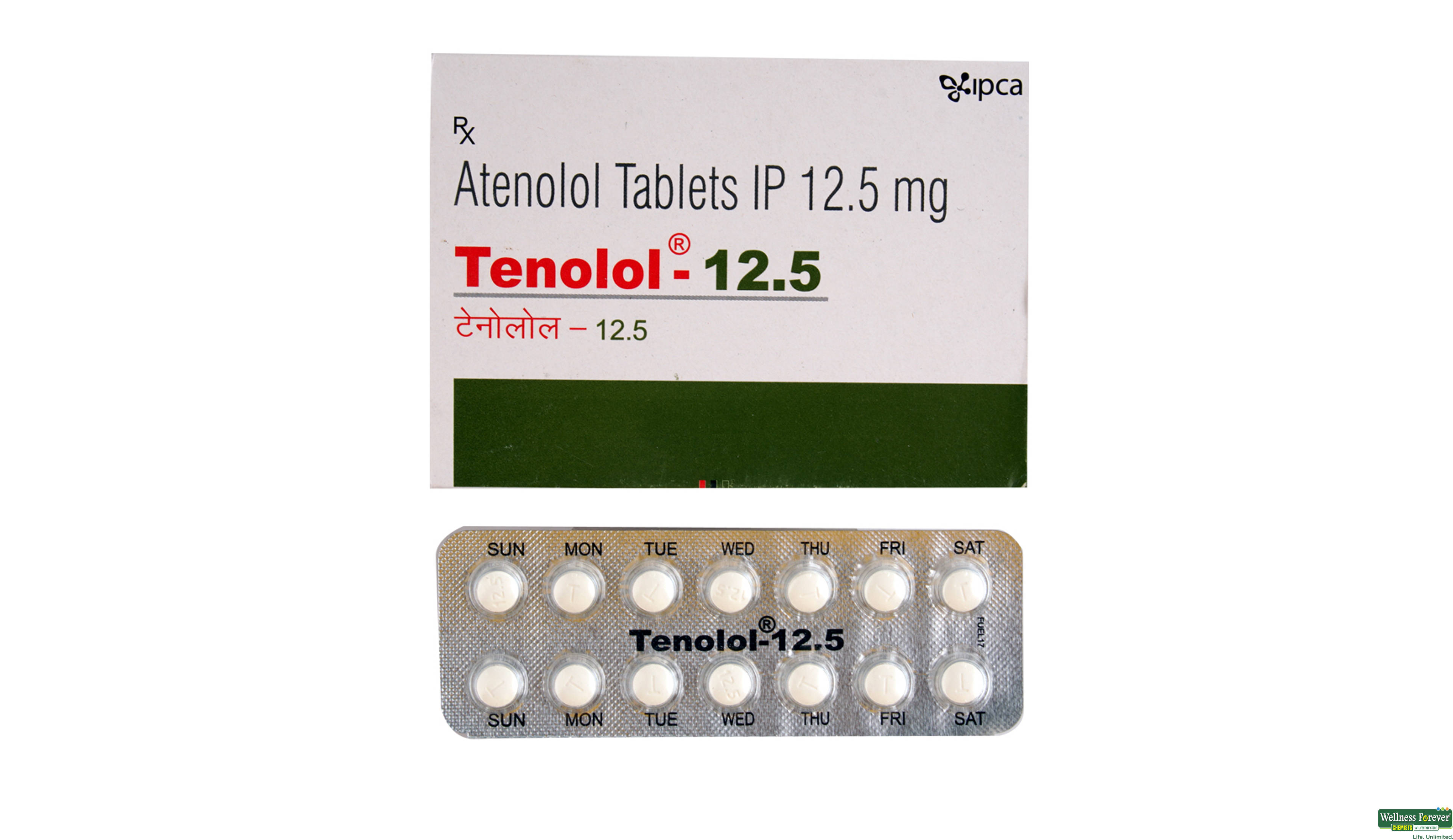 TENOLOL 12.5MG 14TAB- 1, 14TAB, 