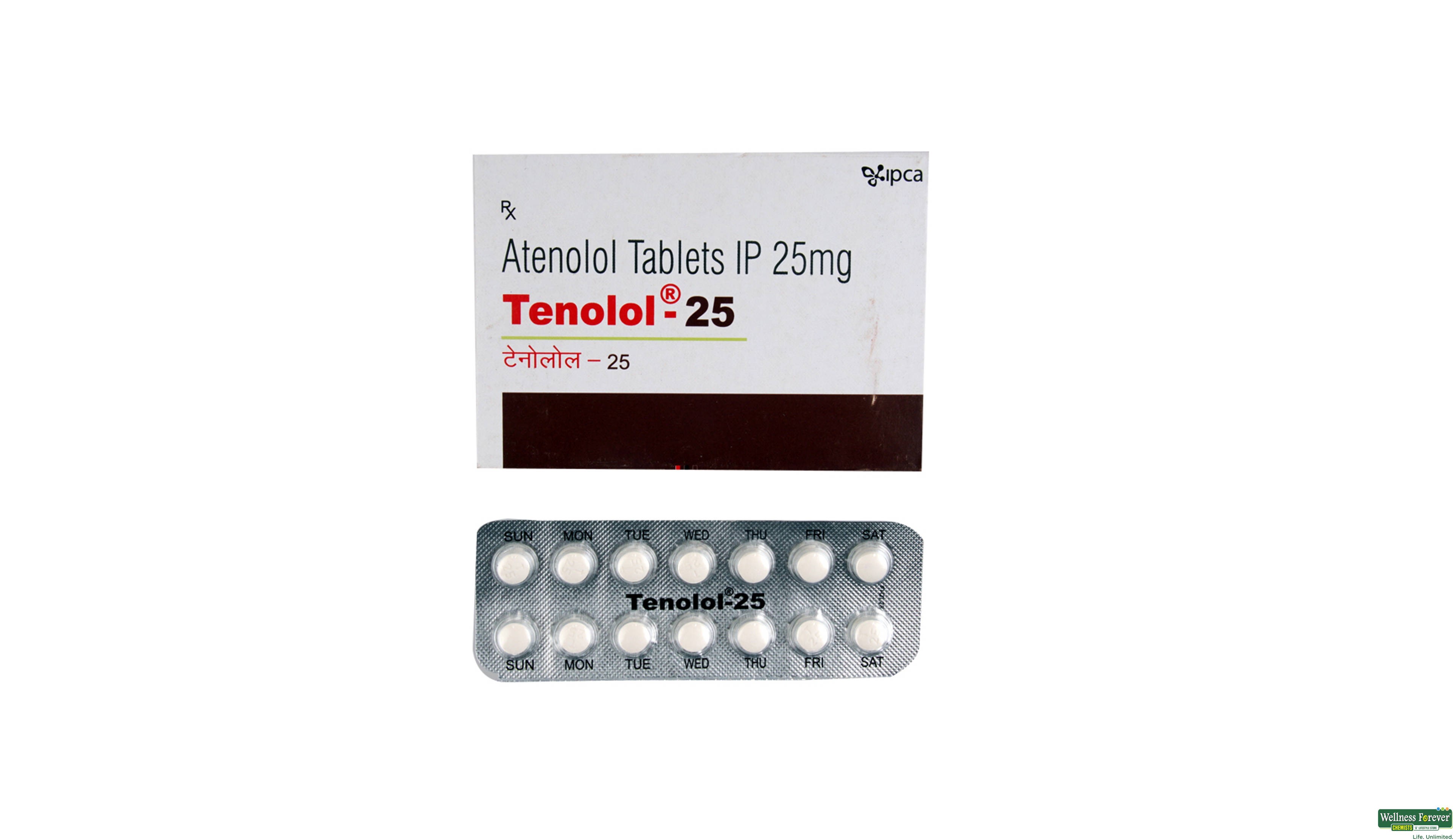 TENOLOL 25MG 14TAB- 1, 14TAB, 