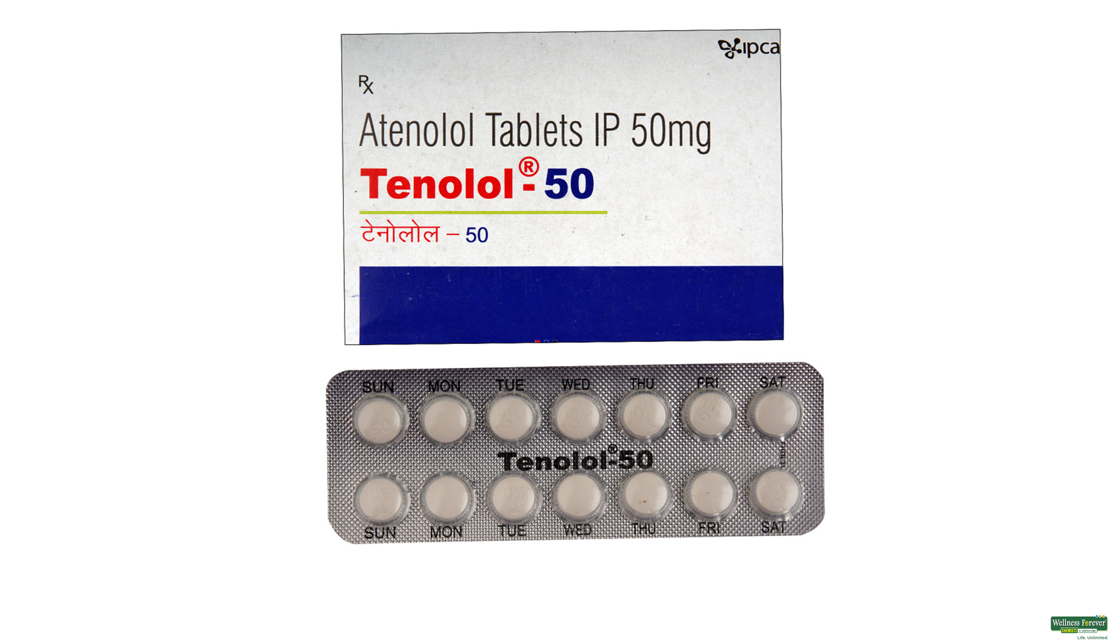 TENOLOL 50MG 14TAB- 1, 14TAB, 