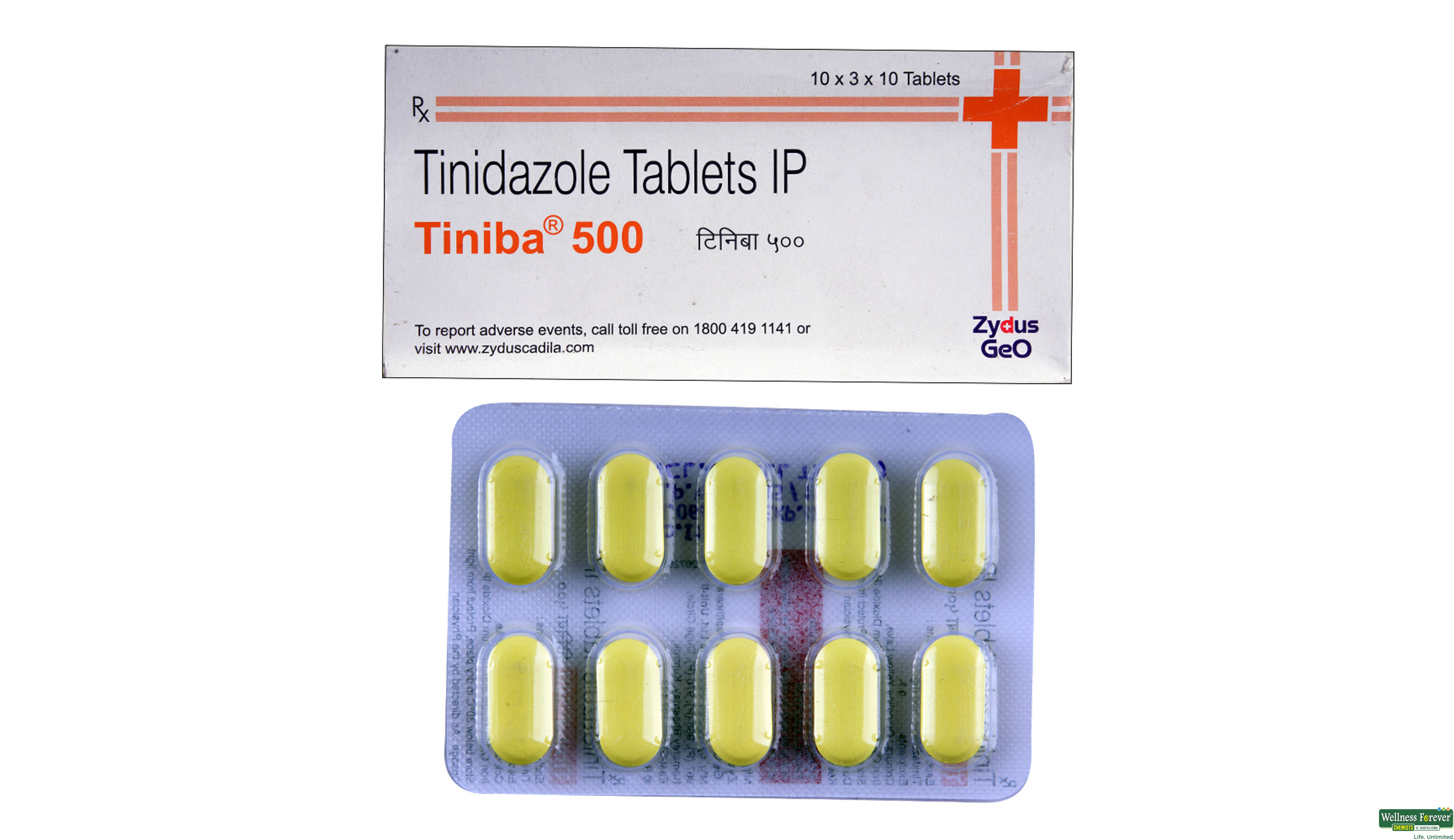 TINIBA 500MG 10TAB- 1, 10TAB, 