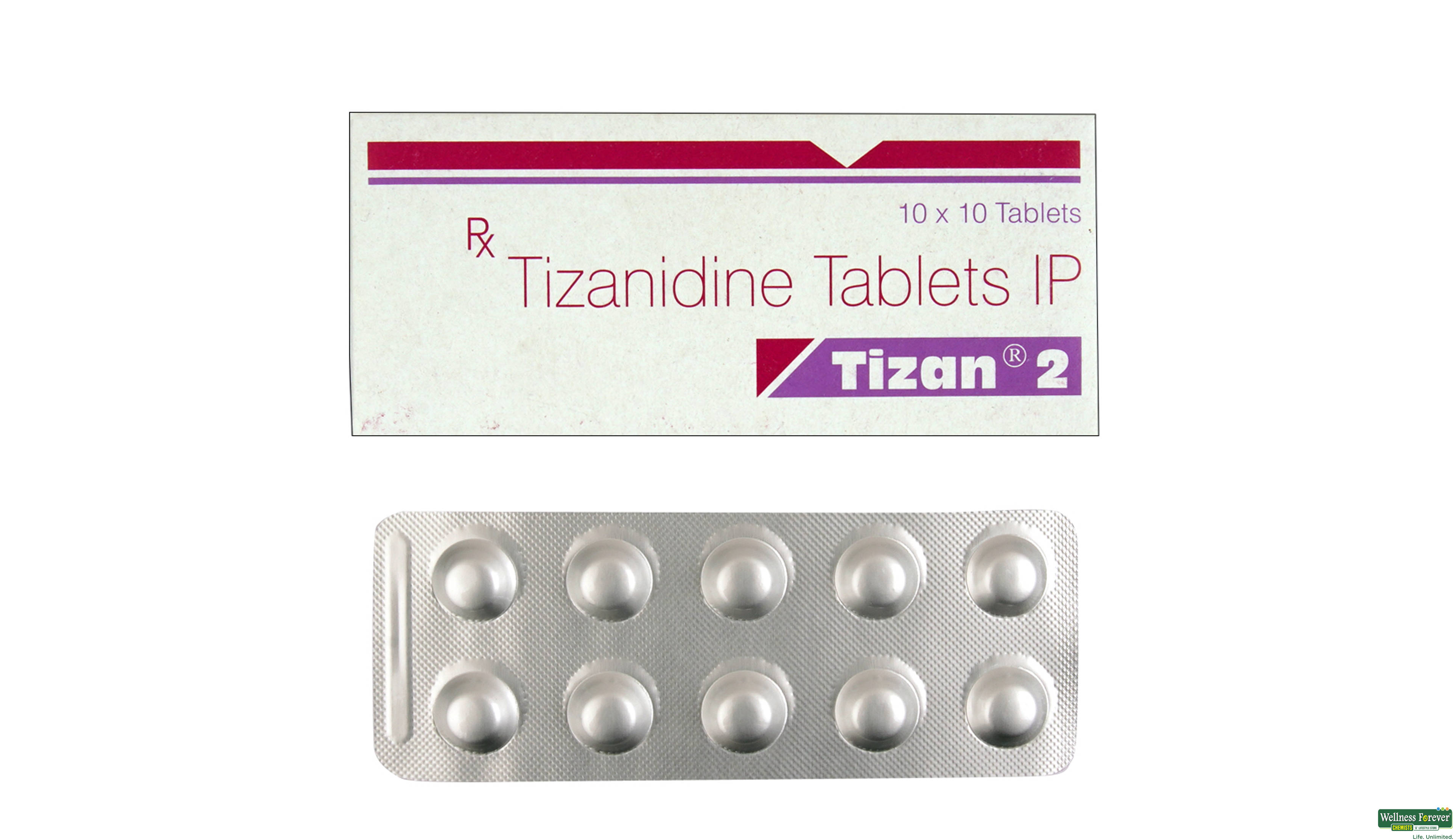 TIZAN 2MG 10TAB- 1, 10TAB, null