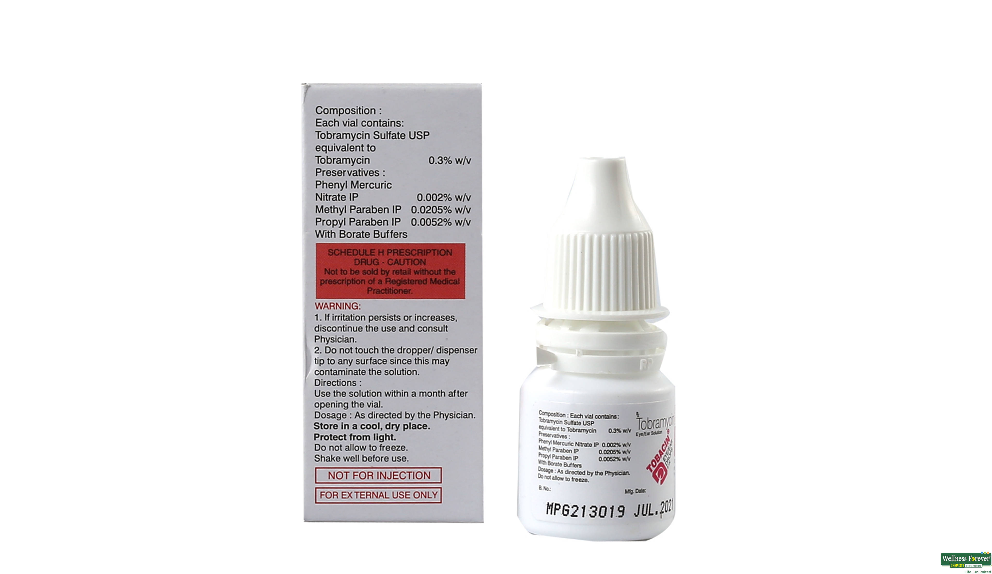 TOBACIN E/EAR DROP 5ML- 2, 5ML, null
