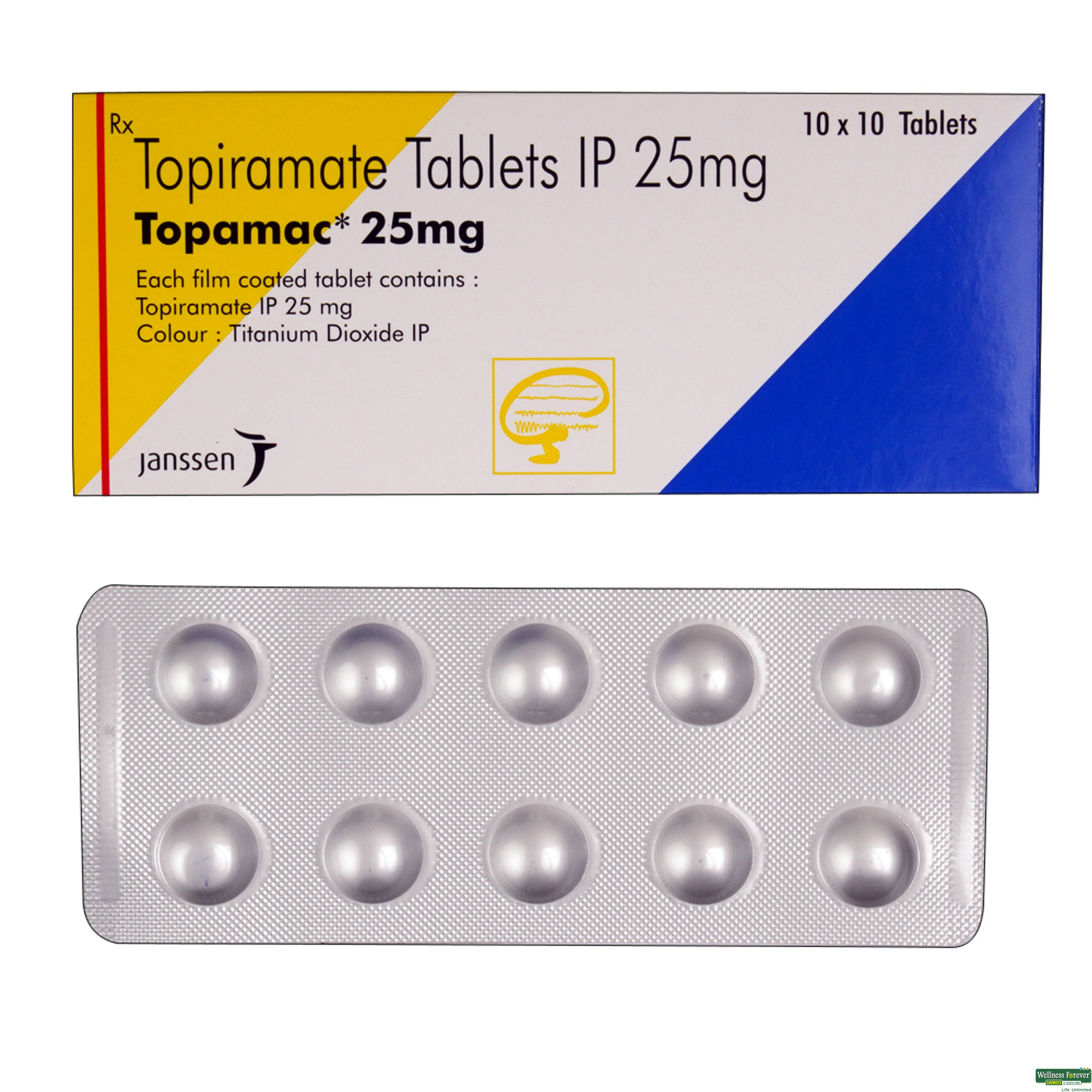 TOPAMAC 25MG 10TAB-image