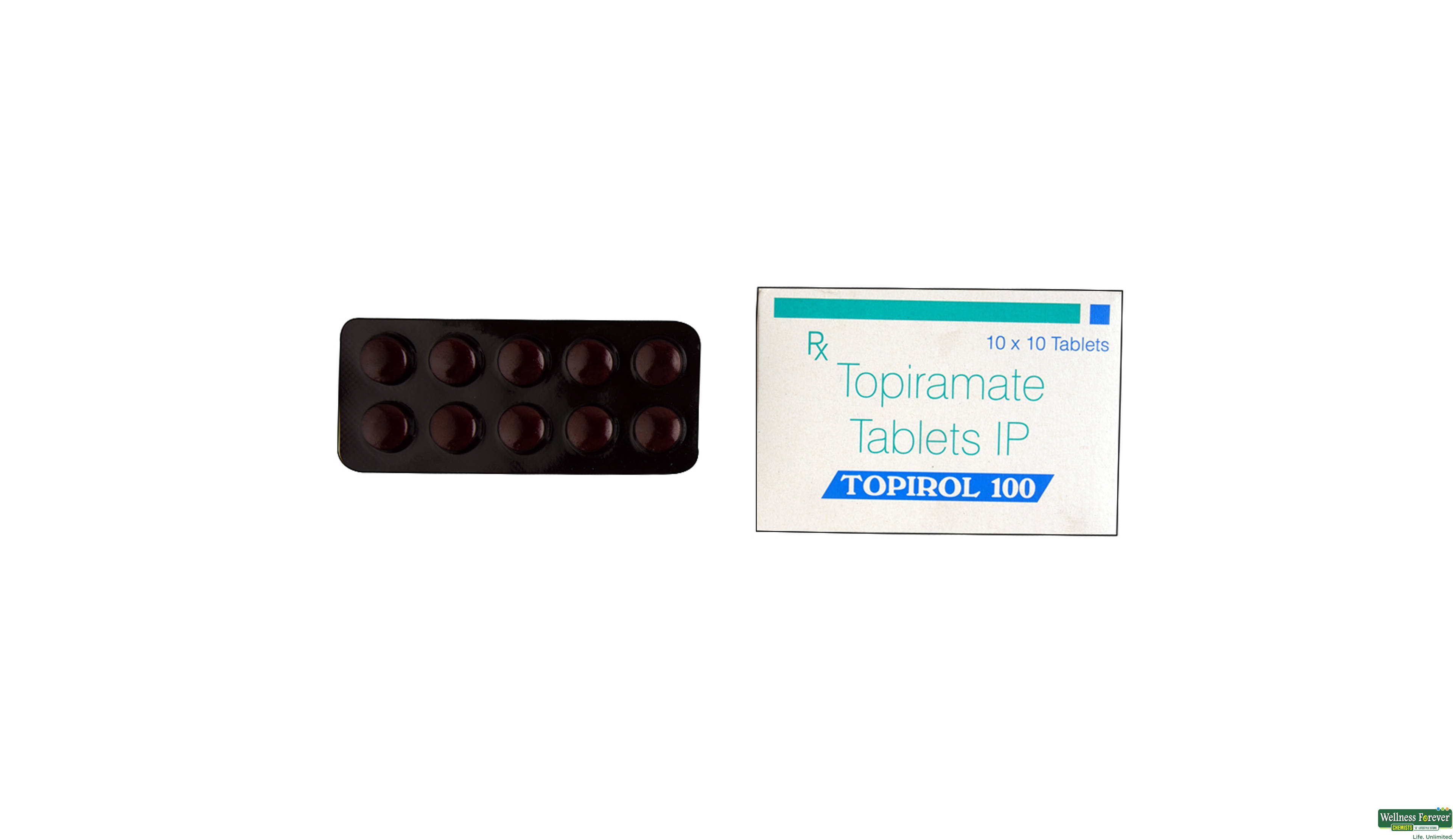 TOPIROL 100MG 10TAB- 1, 10TAB, 