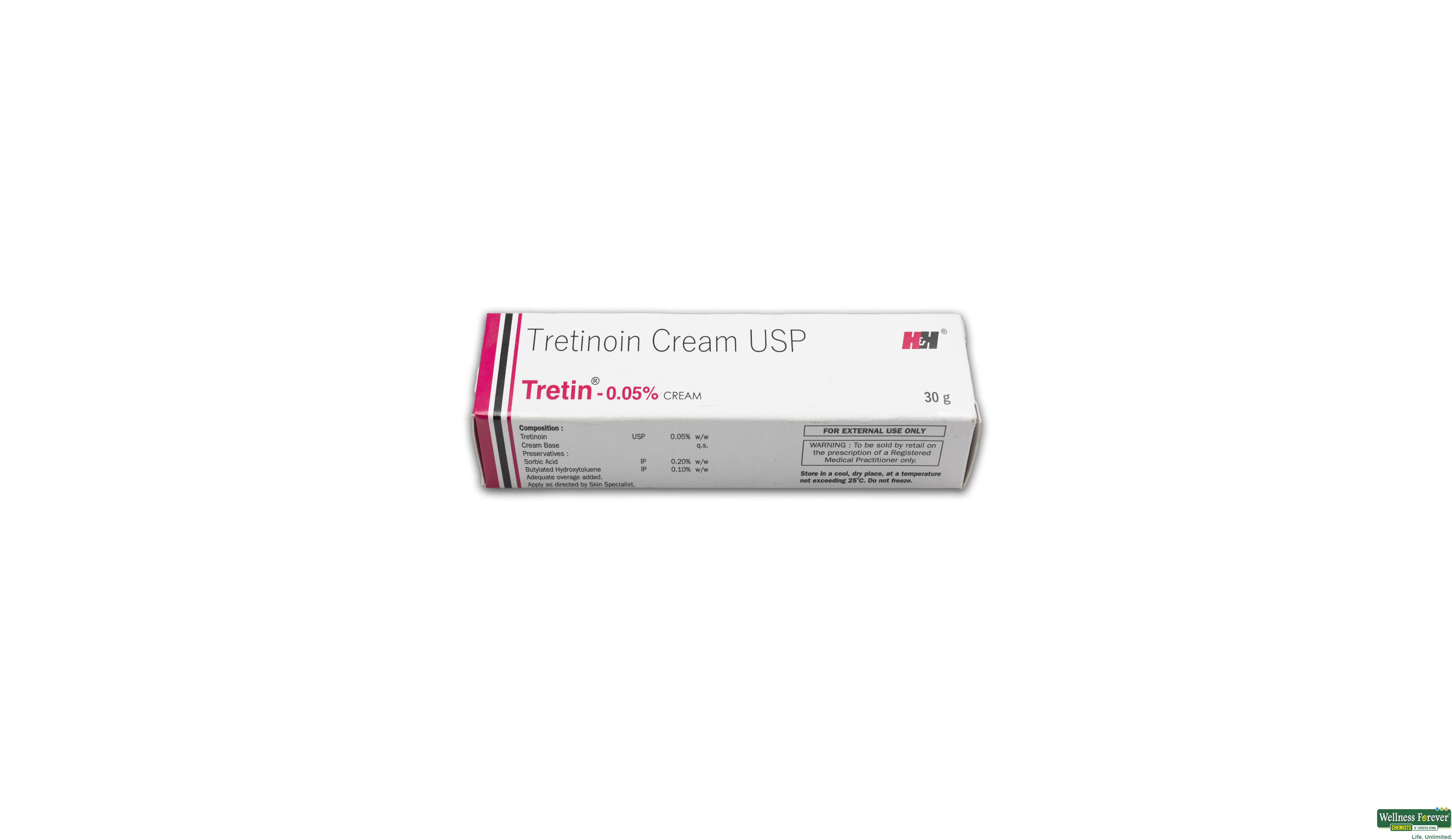 TRETIN 0.05% CREAM 30GM- 1, 30GM, 