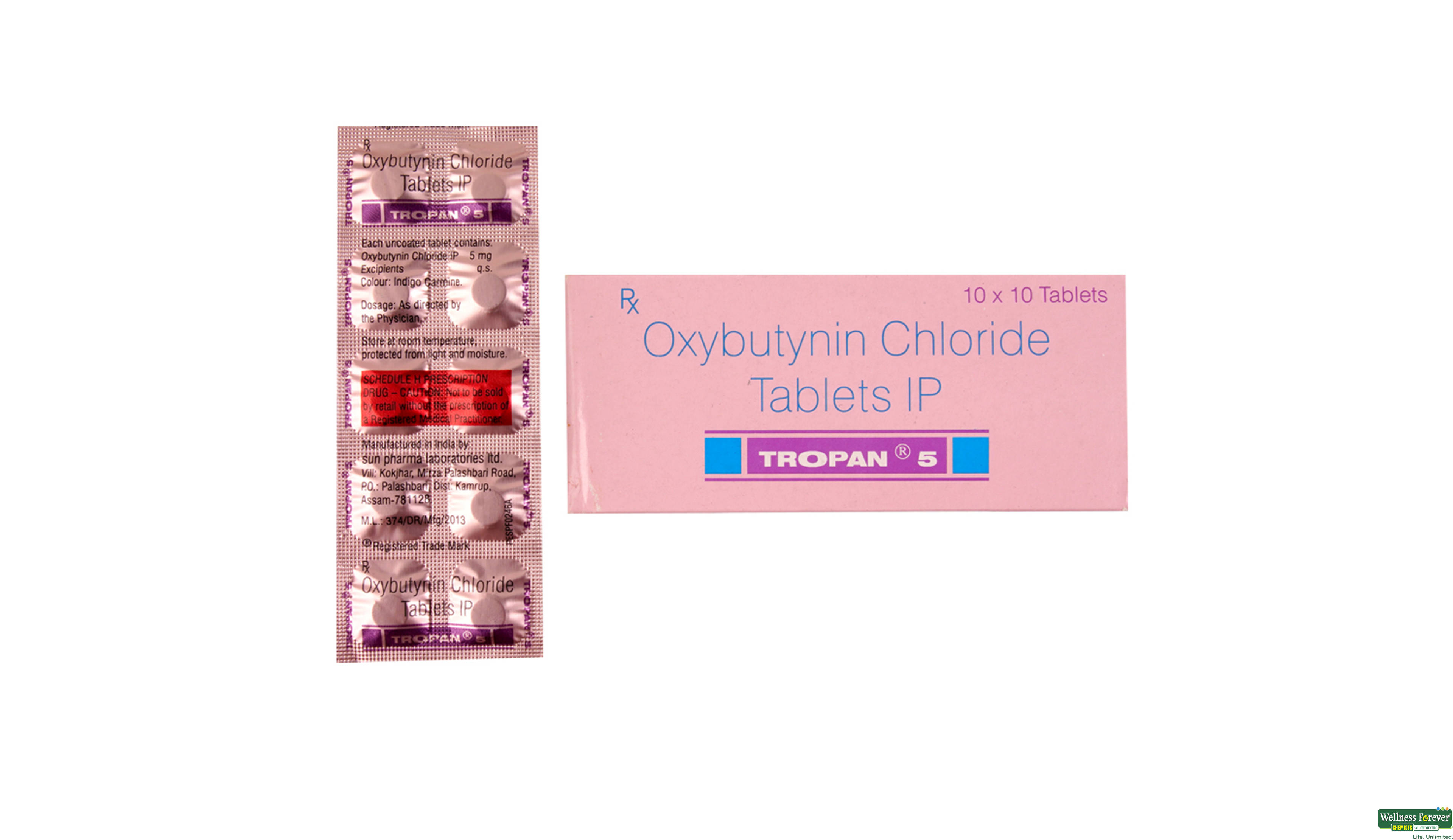 TROPAN 5MG 10TAB- 1, 10TAB, 