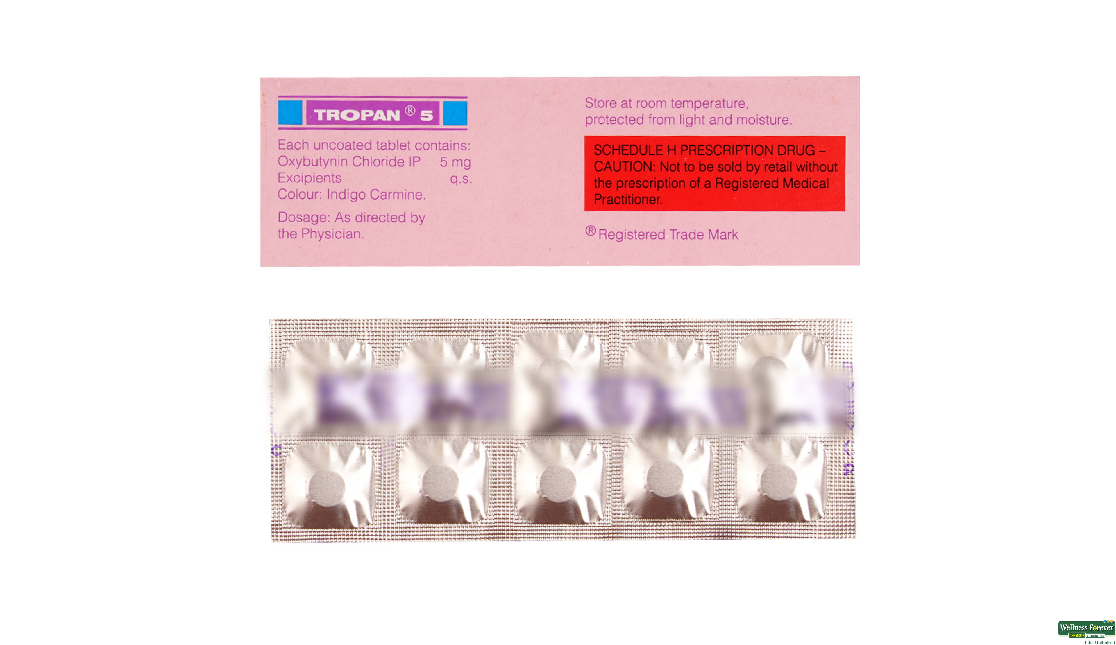 TROPAN 5MG 10TAB- 2, 10TAB, 