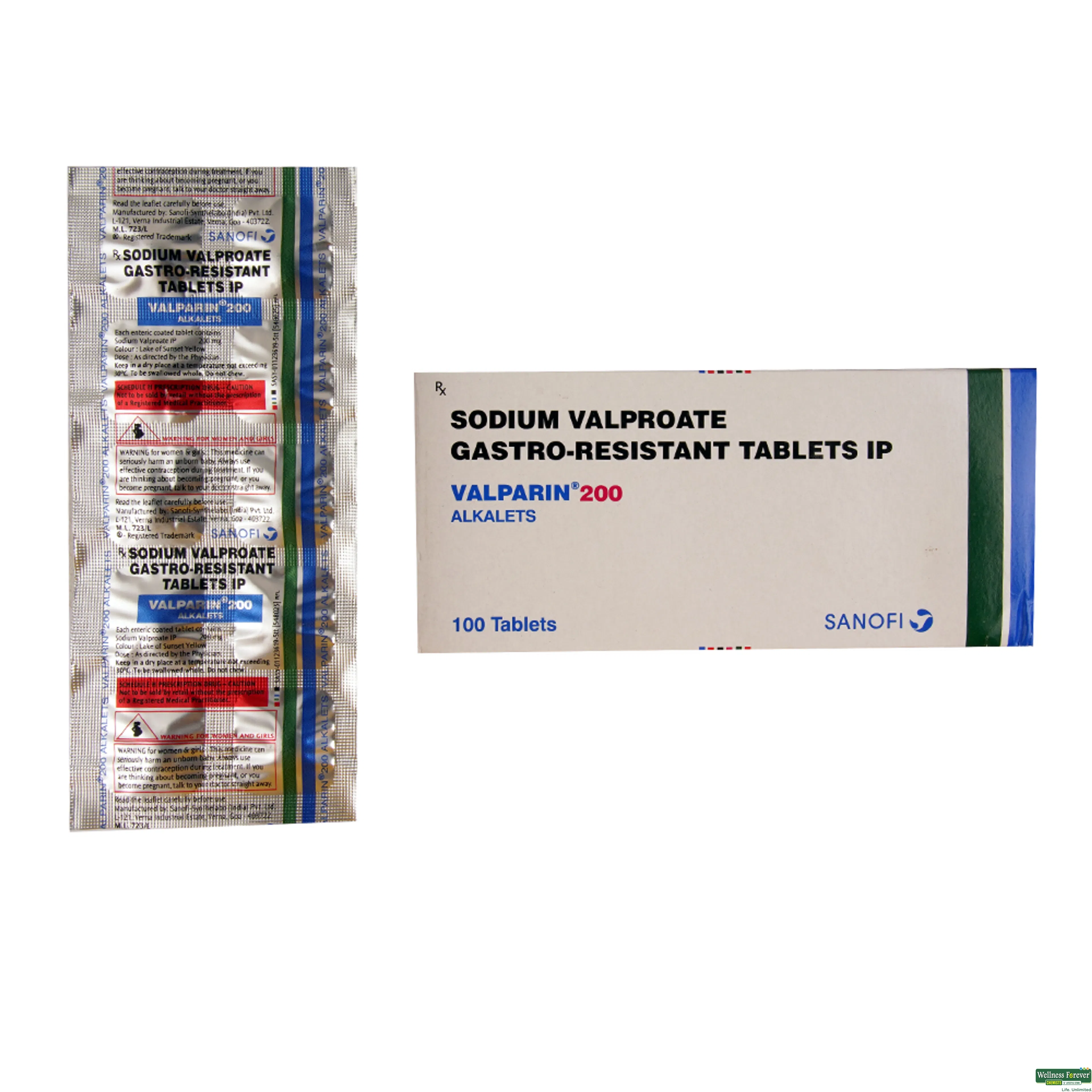 VALPARIN 200MG 10TAB ##-image