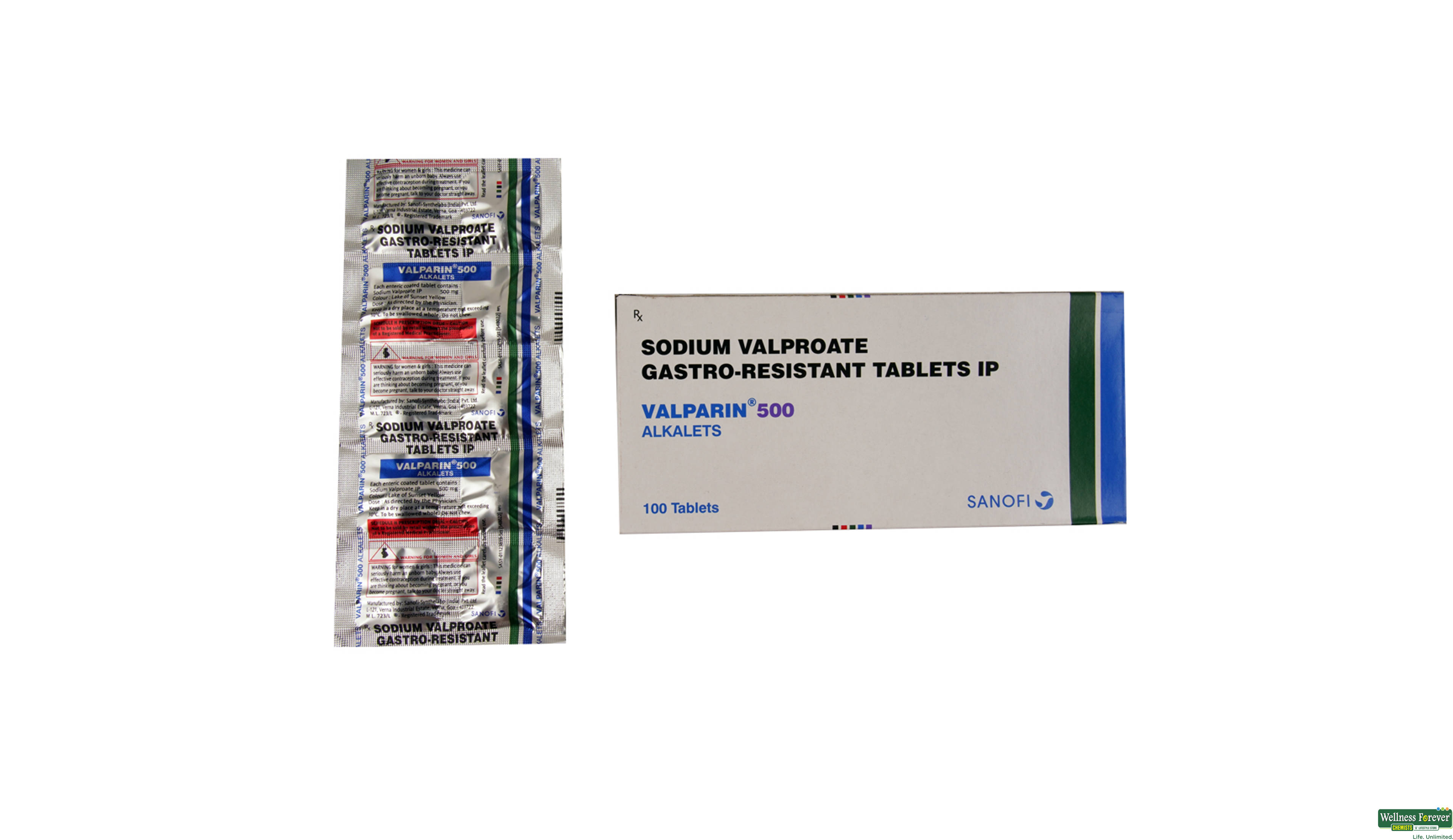 VALPARIN 500MG 10TAB ##- 1, 10TAB, 