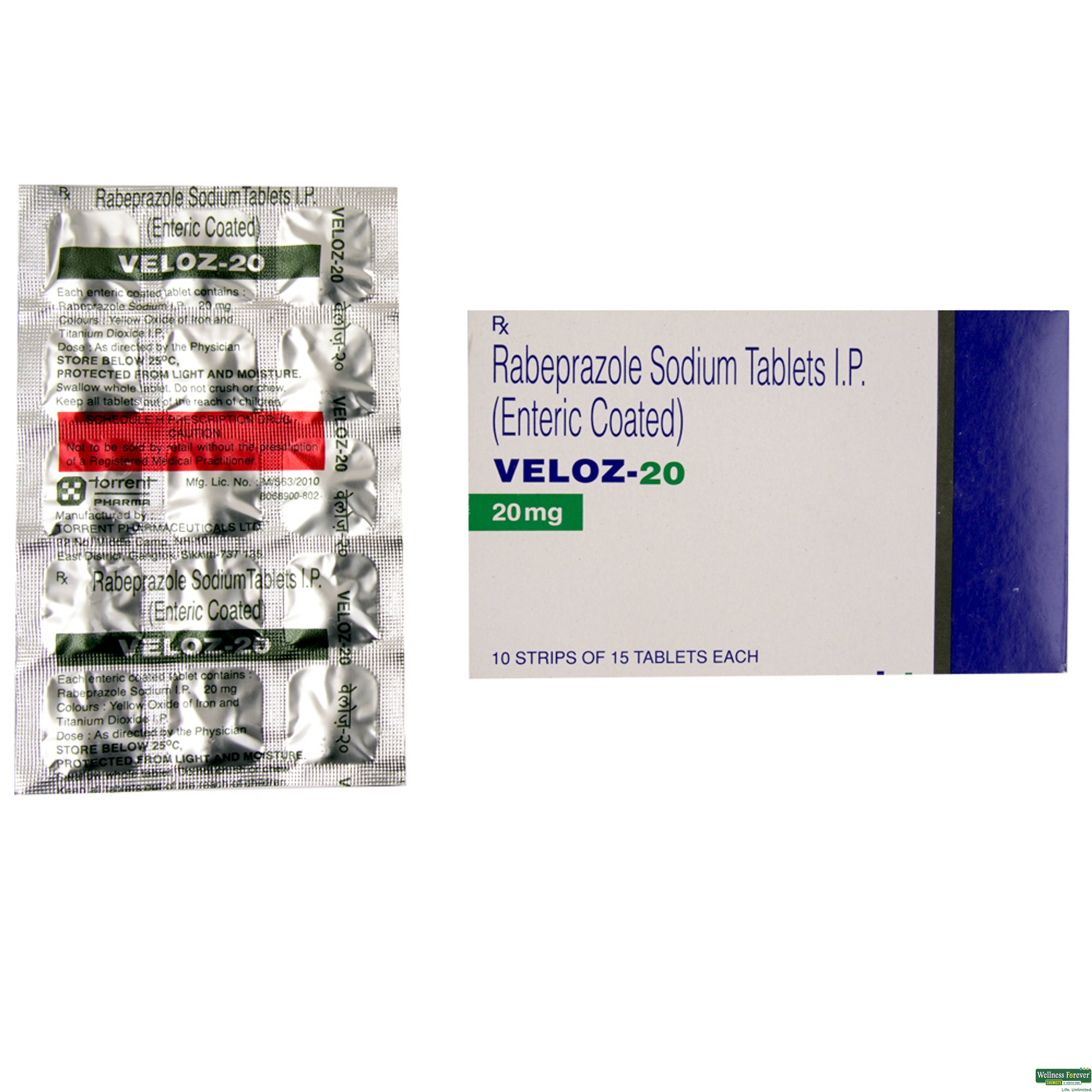 Veloz 20mg 15 Tablets-image