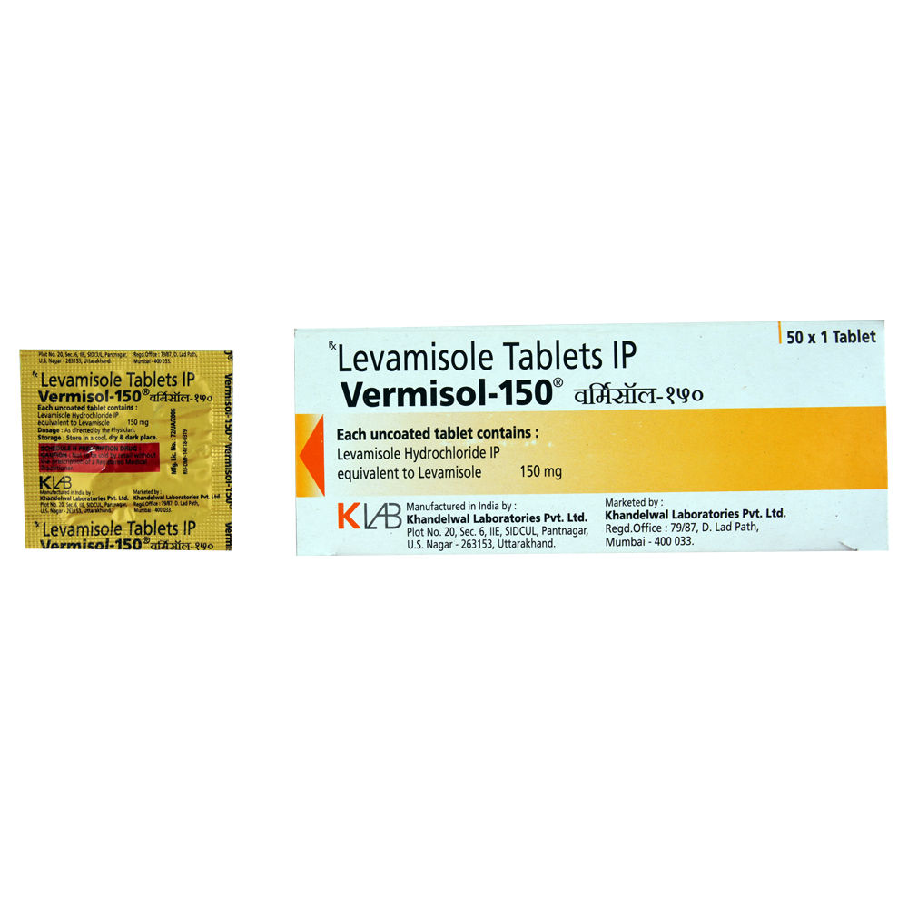 Buy Vermisol 150mg 1 Tablet Online at Best Prices | Wellness Forever