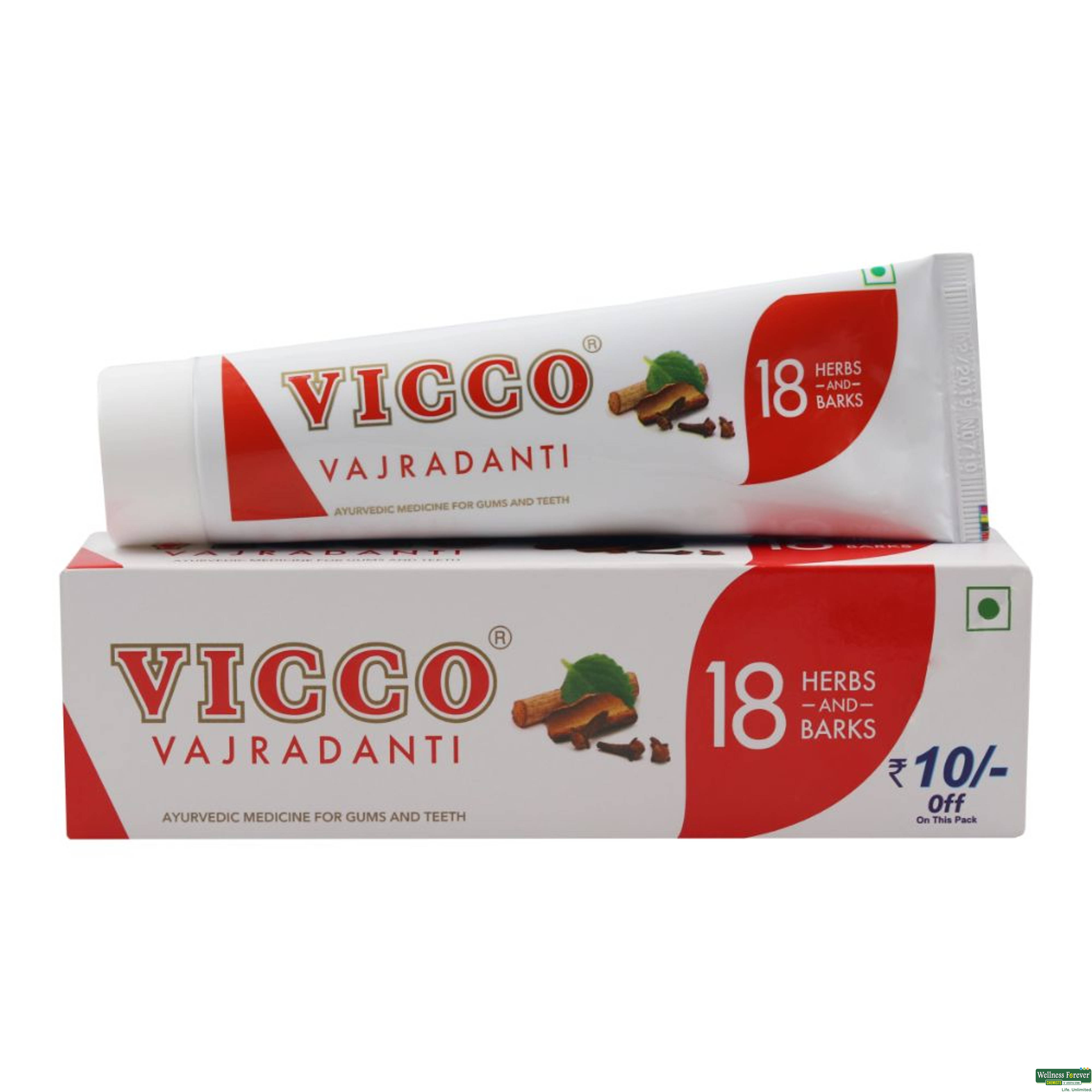 Vicco Vajradanti Ayurvedic Toothpaste, 150 g-image