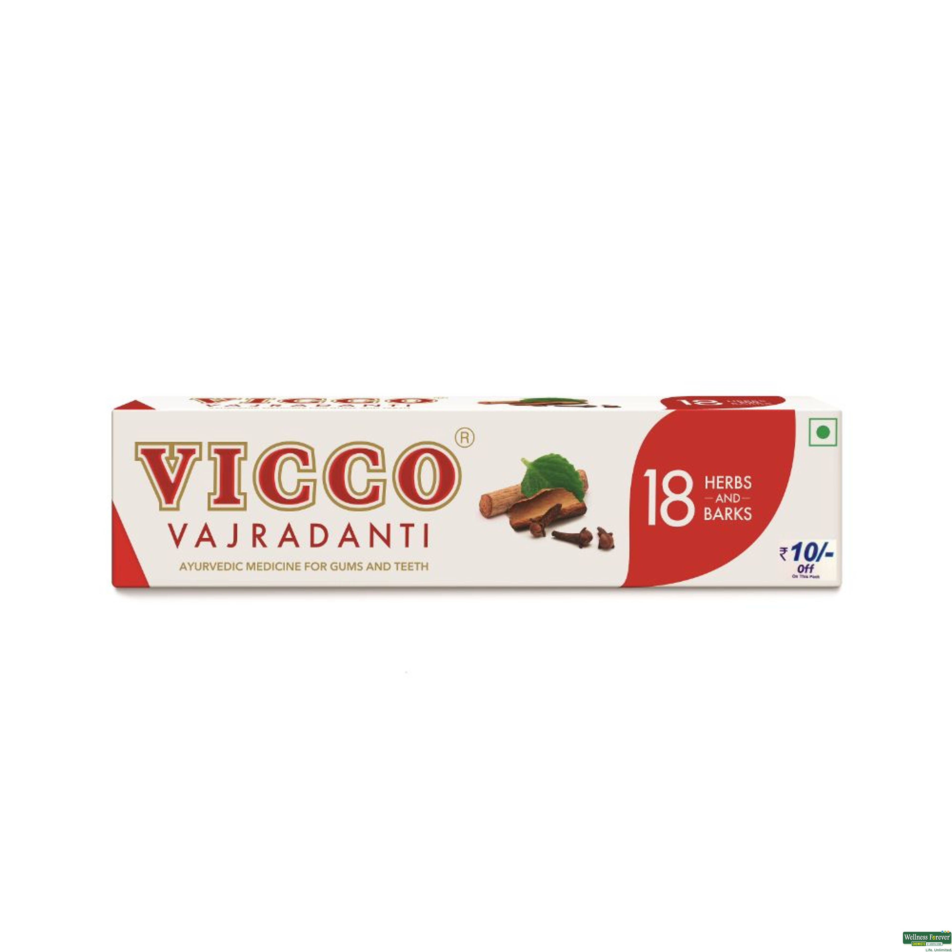 Vicco Vajradanti Ayurvedic Toothpaste, 200 g-image