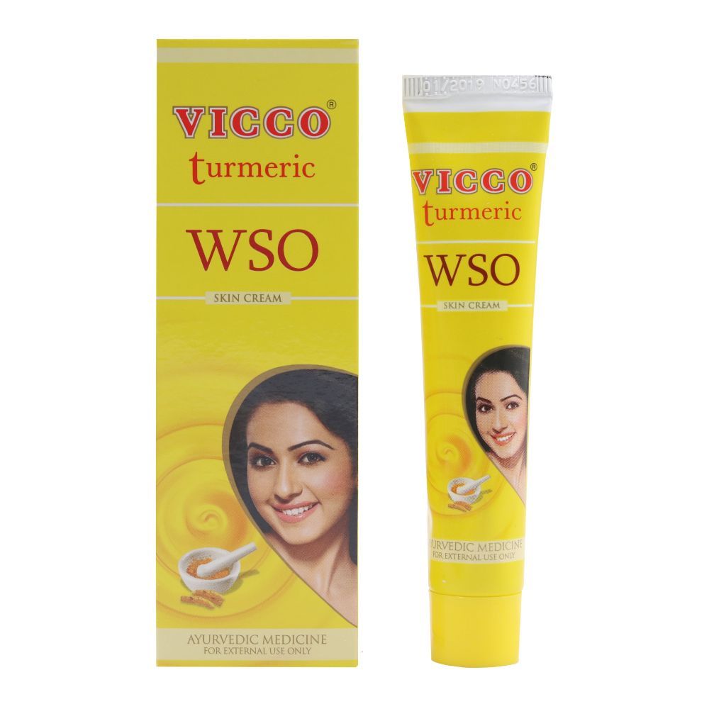 Buy Vicco WSO Turmeric and Sandalwood Skin Cream, 30 g Online at Best