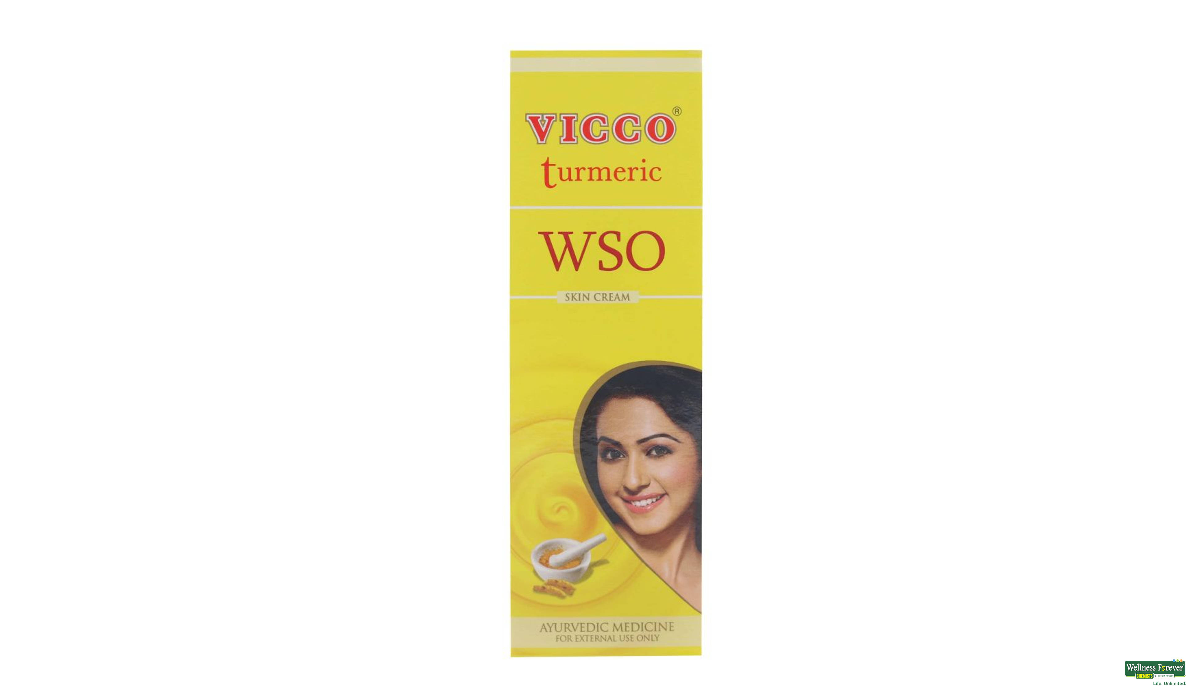 VICCO CRM WSO TURMERIC 30GM- 2, 30GM, null