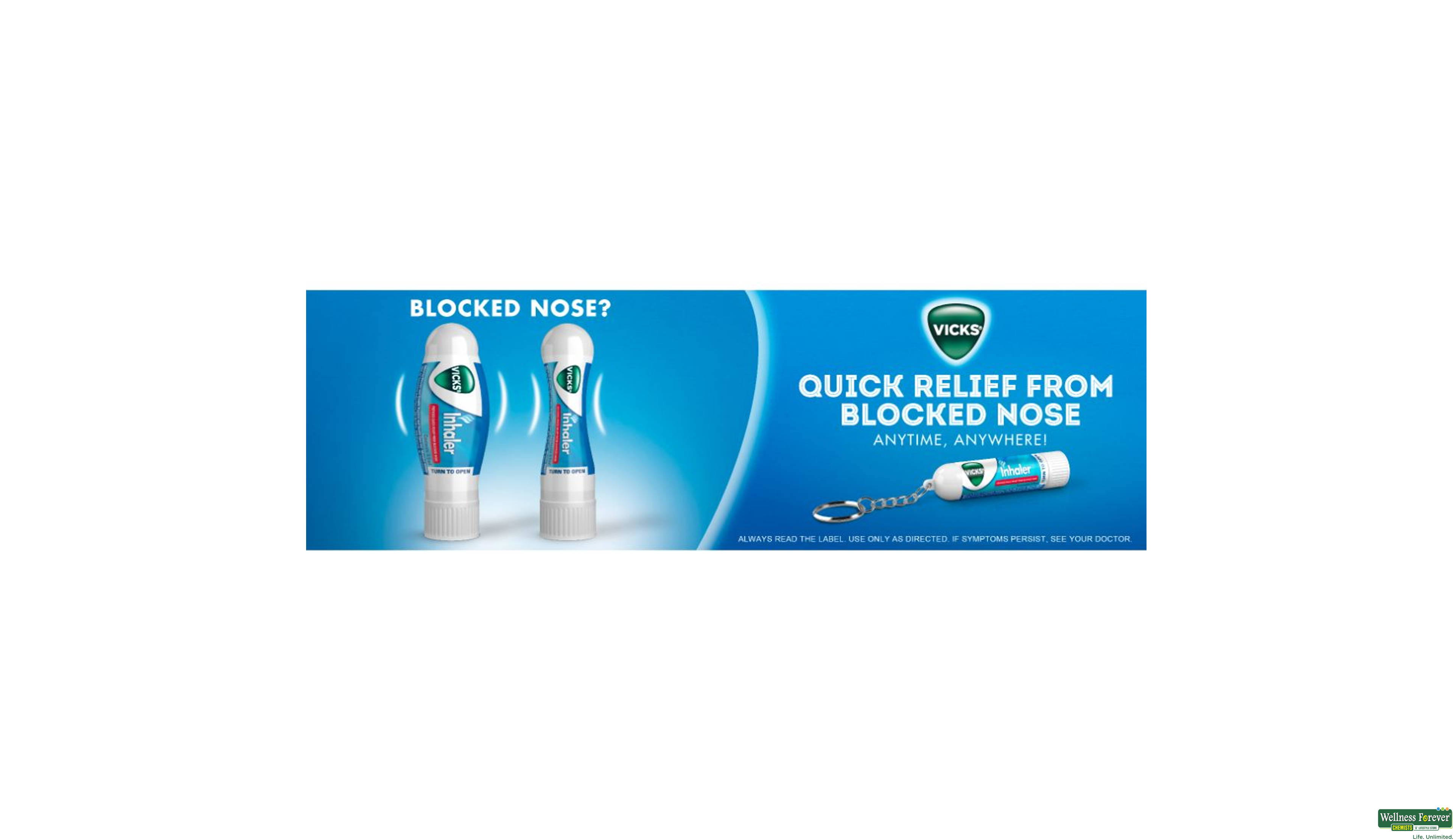 VICKS INHALER JUMBO 1PC- 4, 1PC, 