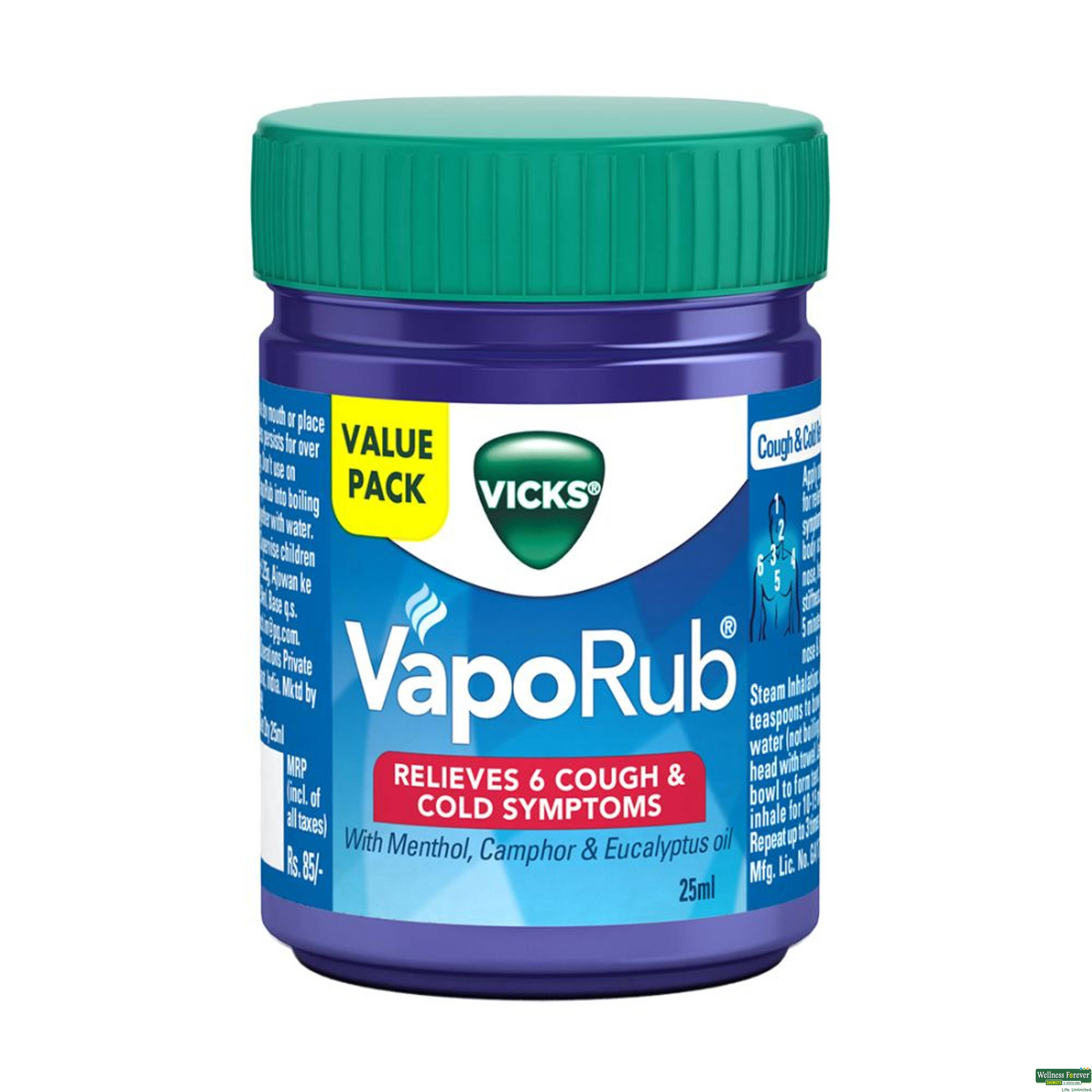 Vicks Vaporub 25Gm-image