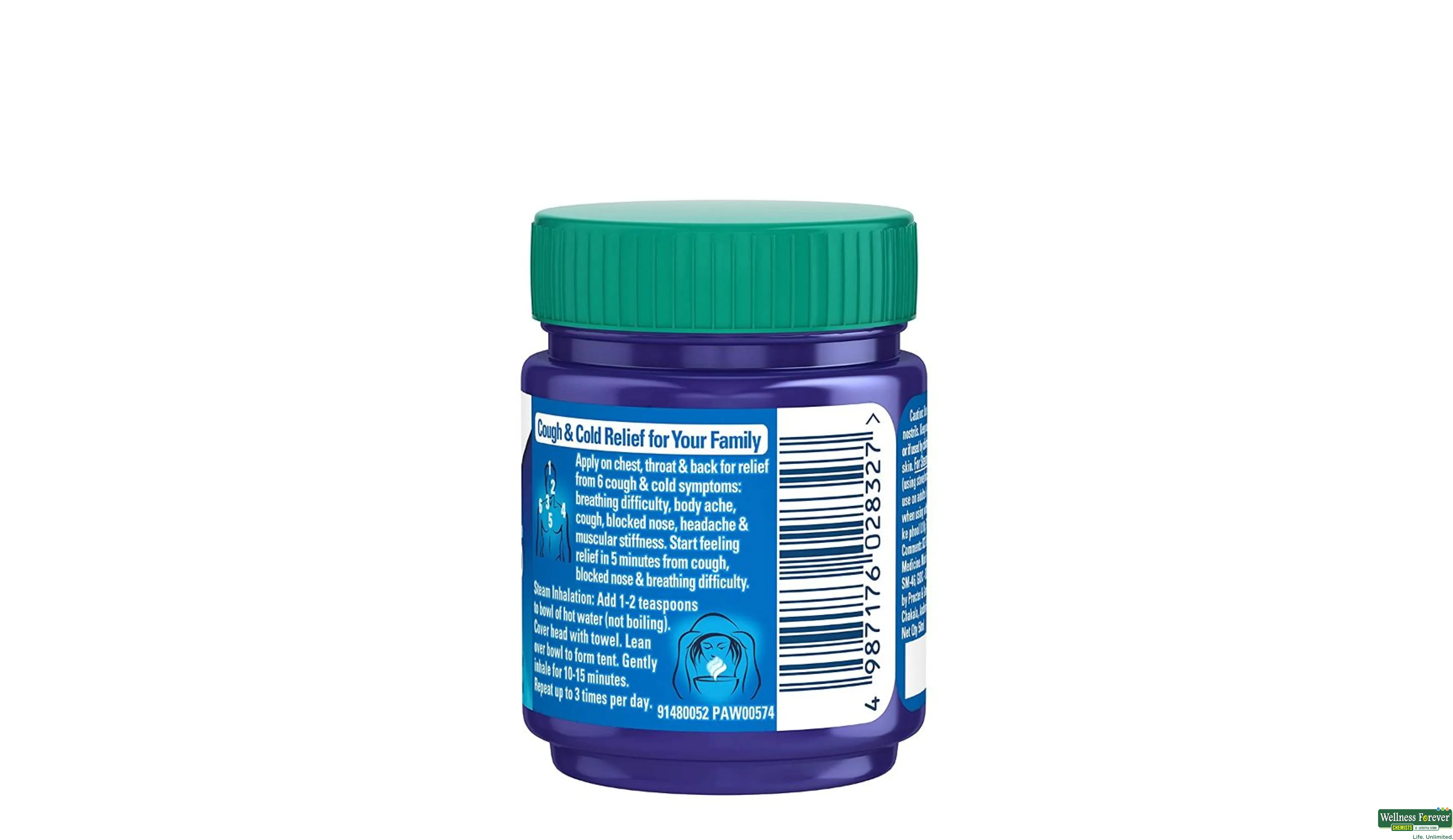 VICKS VAPORUB 50GM- 2, 50GM, 